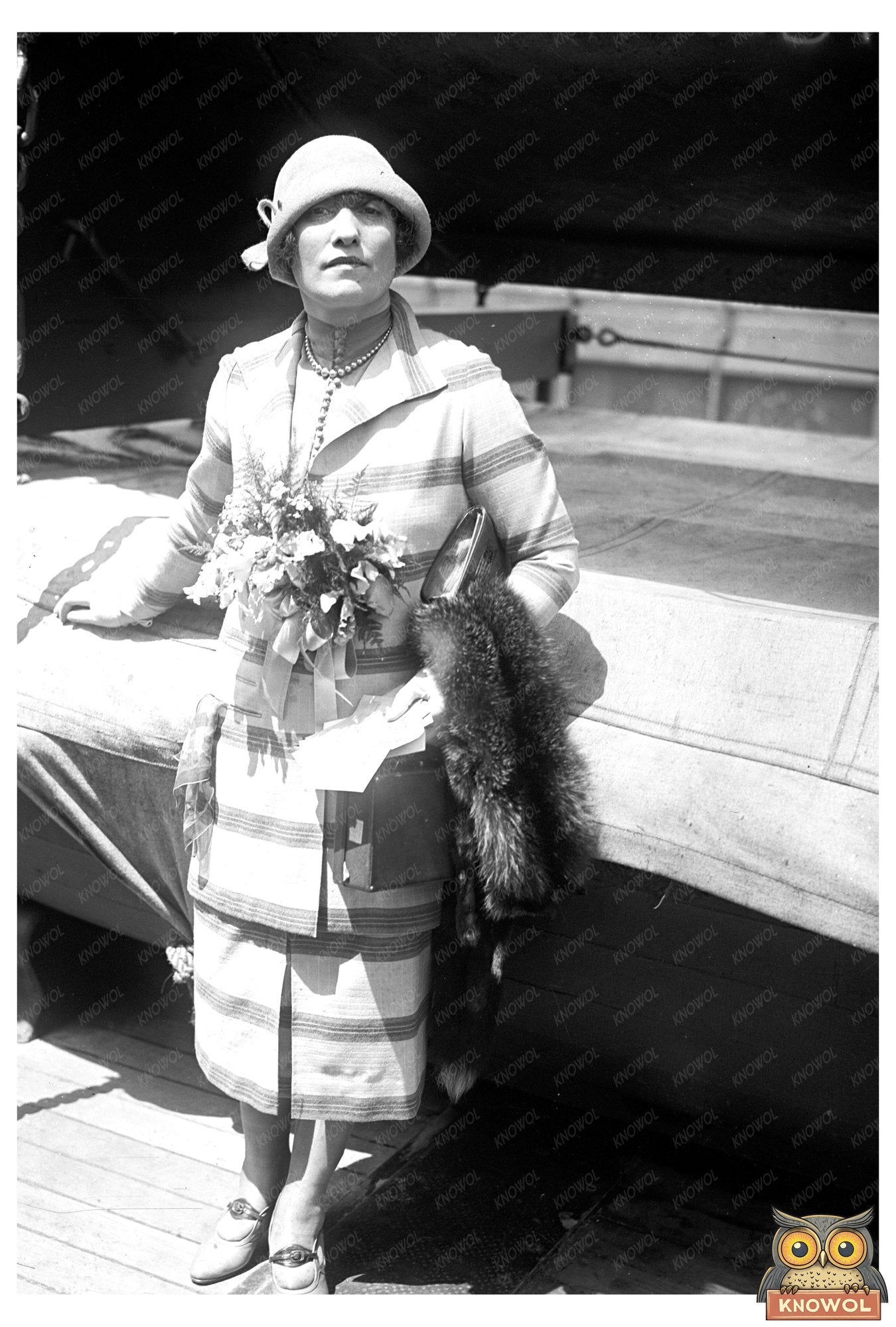 Vaudeville Star Mrs. Barney Bernard in Vintage Elegance