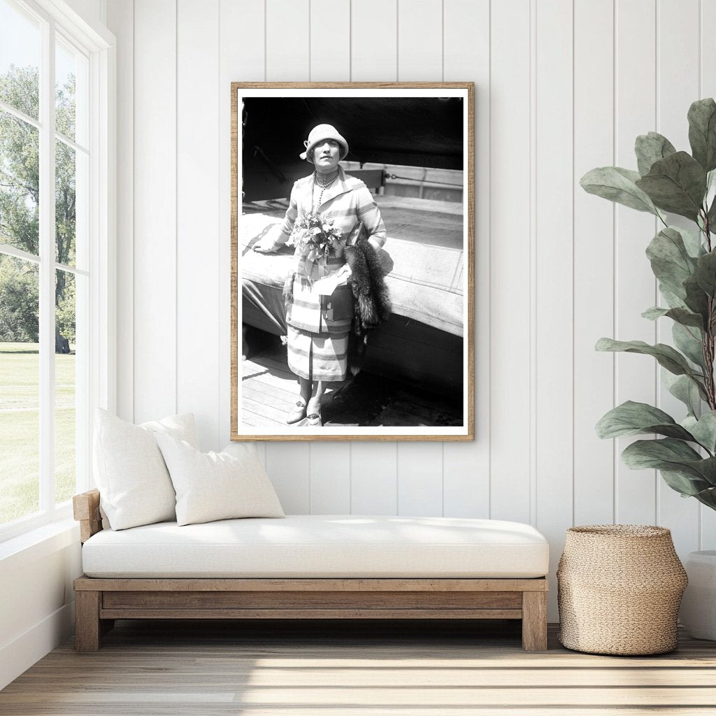 Vaudeville Star Mrs. Barney Bernard in Vintage Elegance