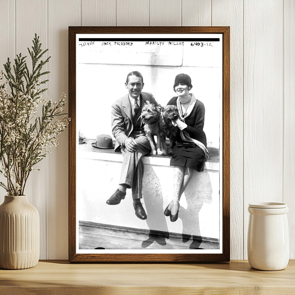 1925 Glamour: Jack Pickford & Marilyn Miller Portrait