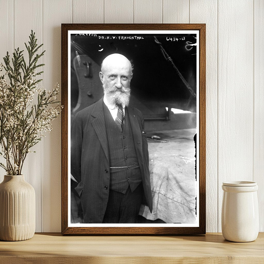 Early 20th Century Medical Pioneer Portrait