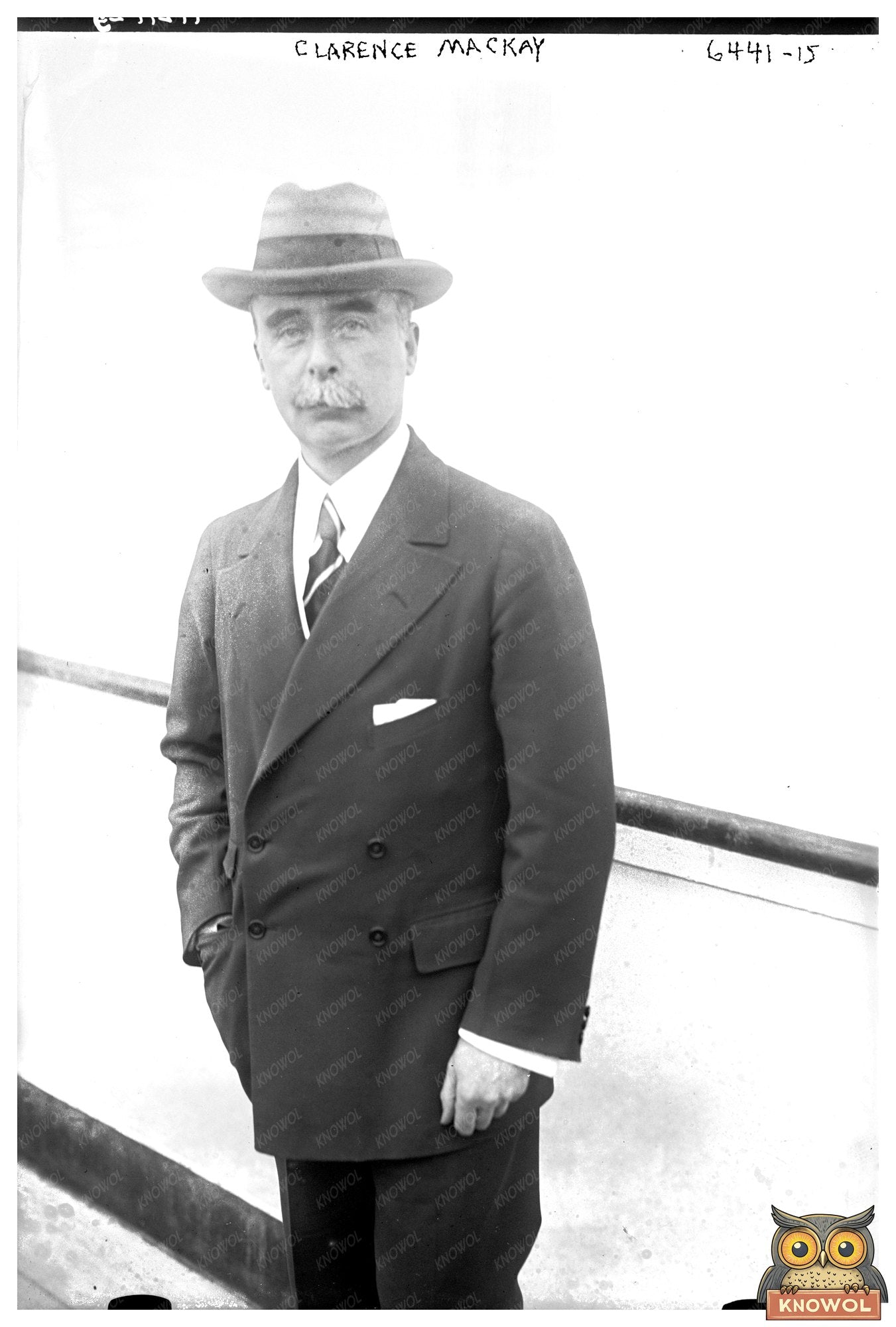 Historic Image of Early 20th Century Tycoon