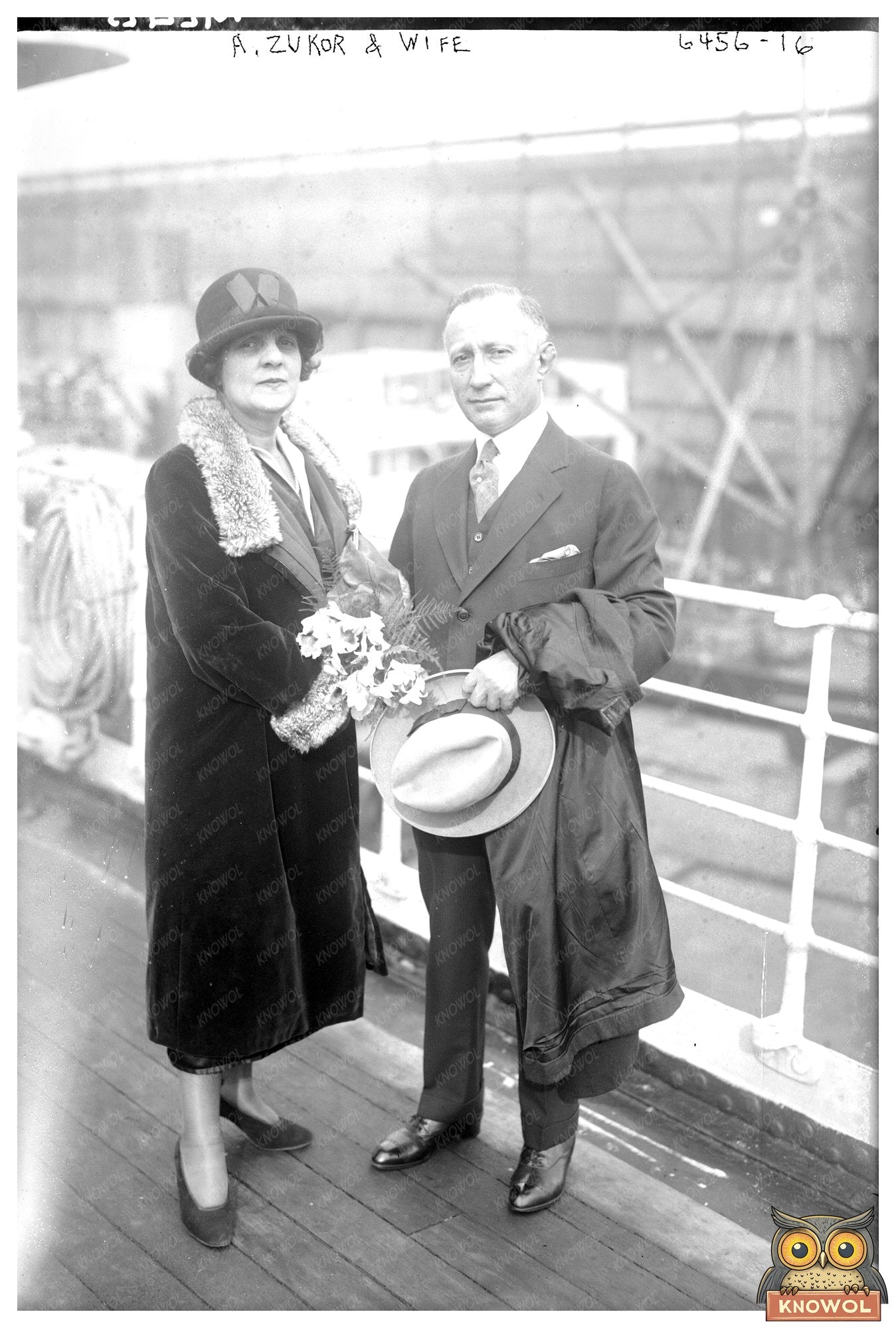 1925 Vintage Portrait of a Hollywood Pioneer Couple