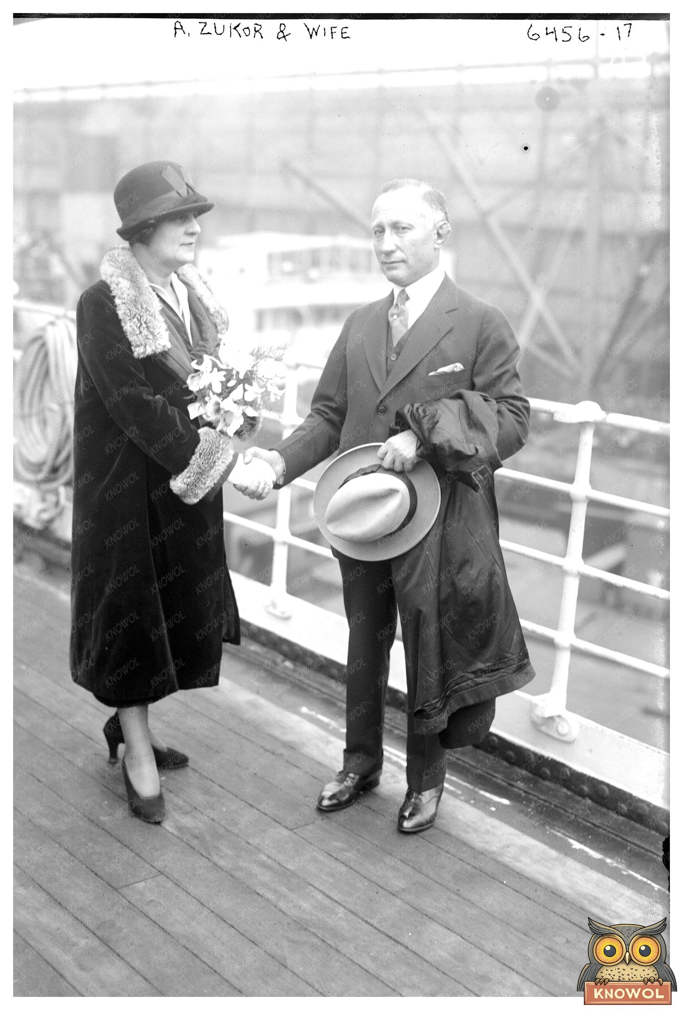 1925 Portrait of Cinema Pioneer and His Wife