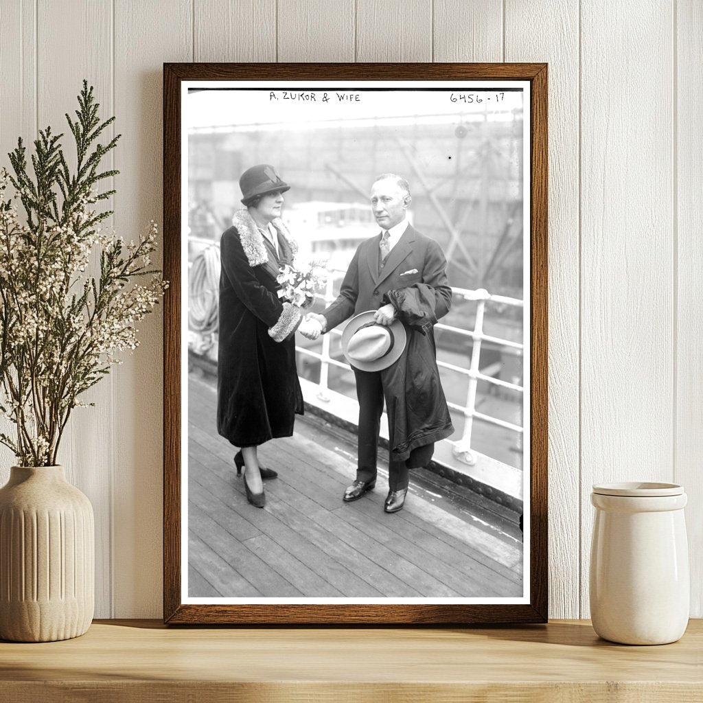 1925 Portrait of Cinema Pioneer and His Wife