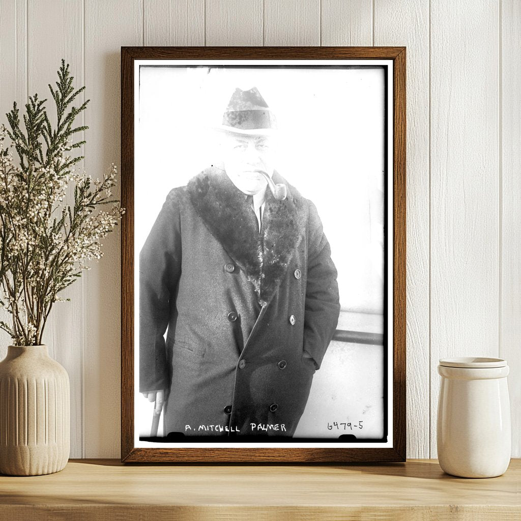 Historic Portrait of A. Mitchell Palmer, Red Scare Leader