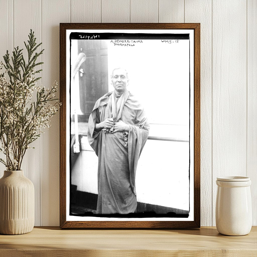 1925 Portrait of Sri Lankas Buddhist Revival Leader