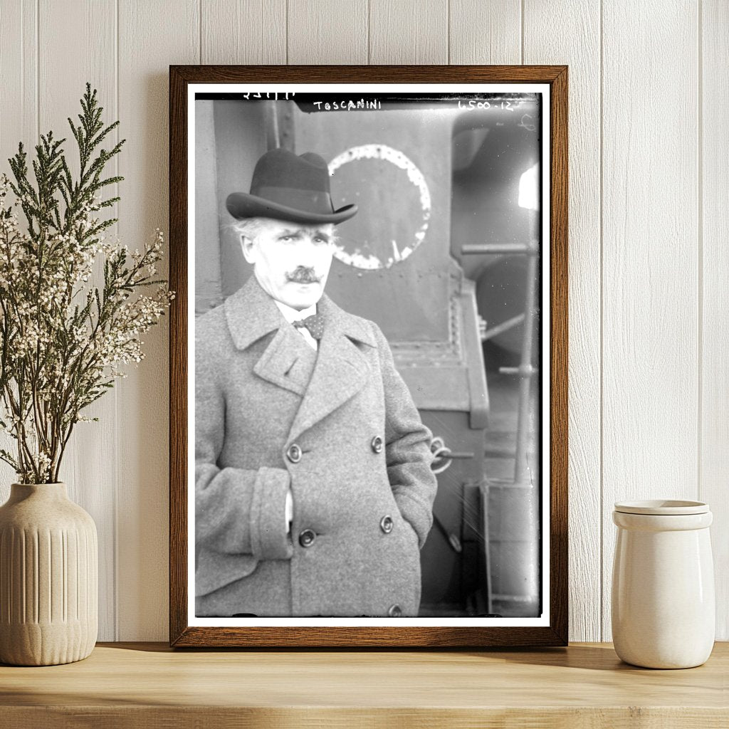 Dynamic Conductor Toscanini in 1926 Performance