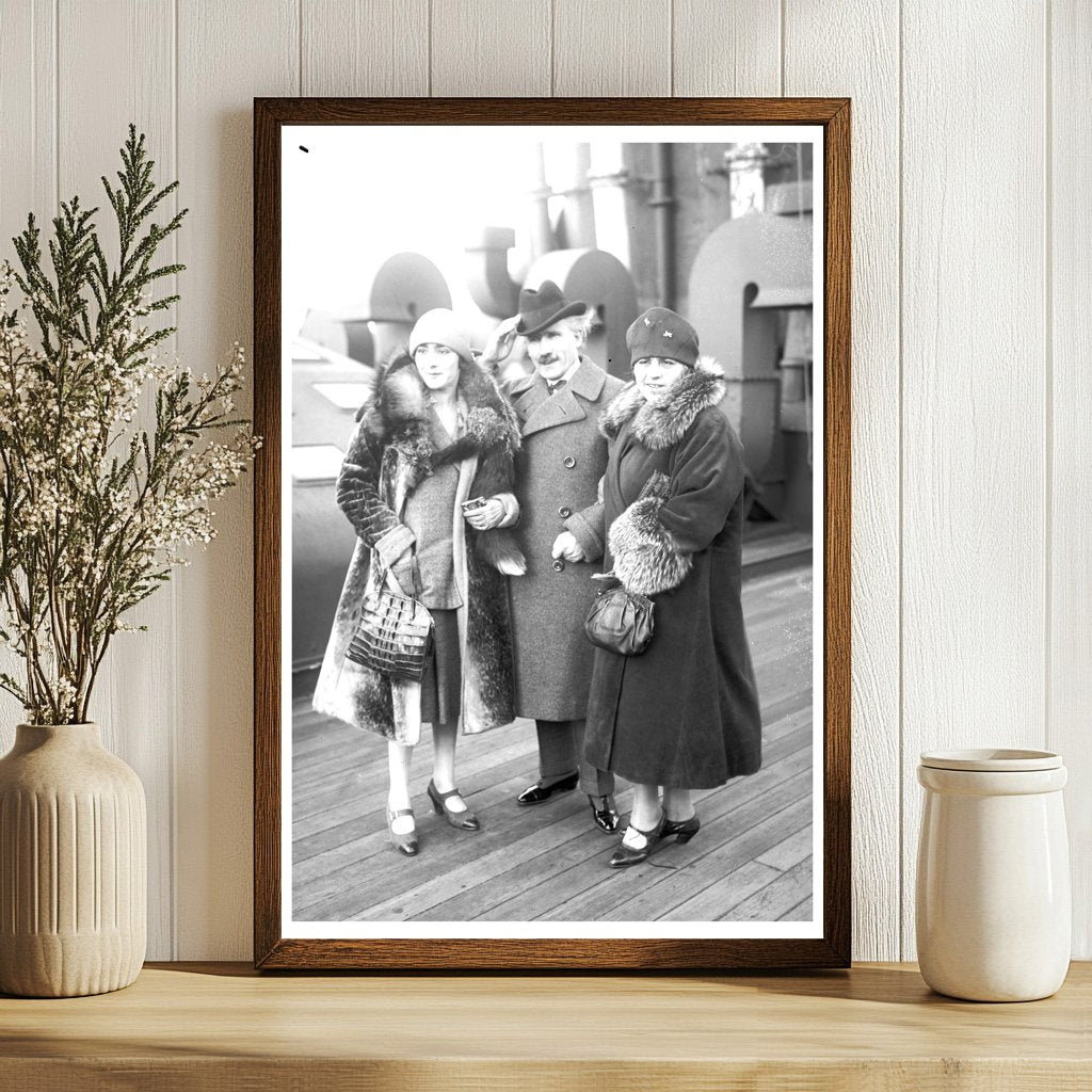 Arturo Toscanini with Wife: A 1926 Musical Moment