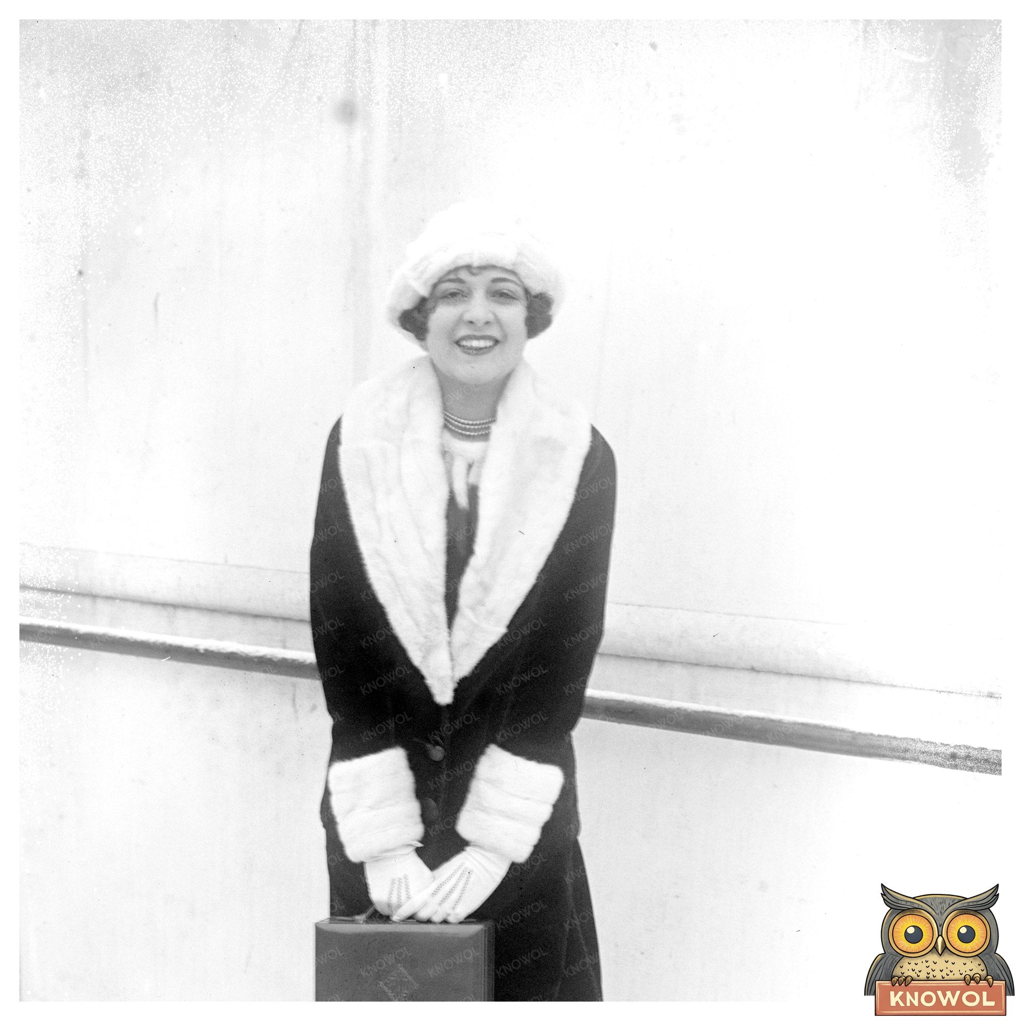 Elegant Silent Film Star Fay Marbe Portrait