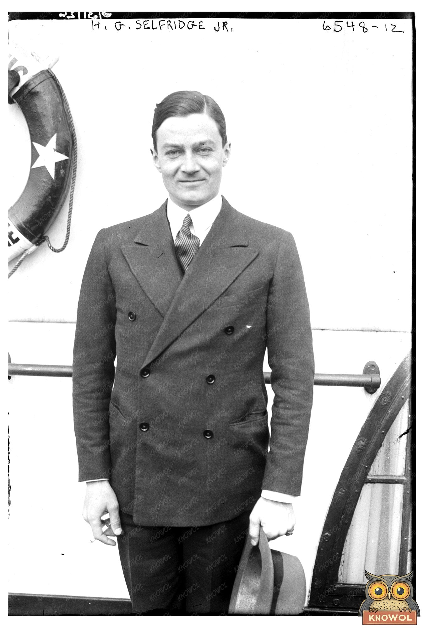 1926 Portrait of Business Visionary H.G. Selfridge Jr.