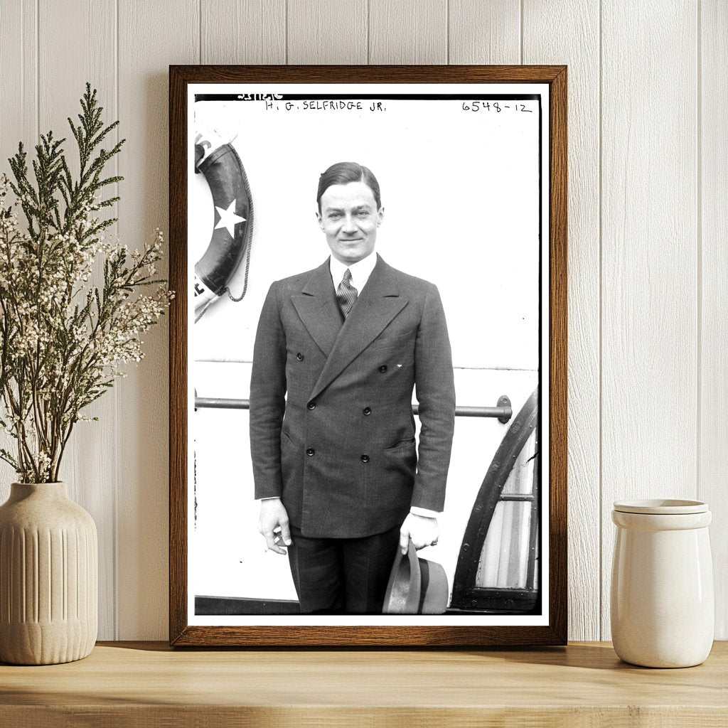 1926 Portrait of Business Visionary H.G. Selfridge Jr.