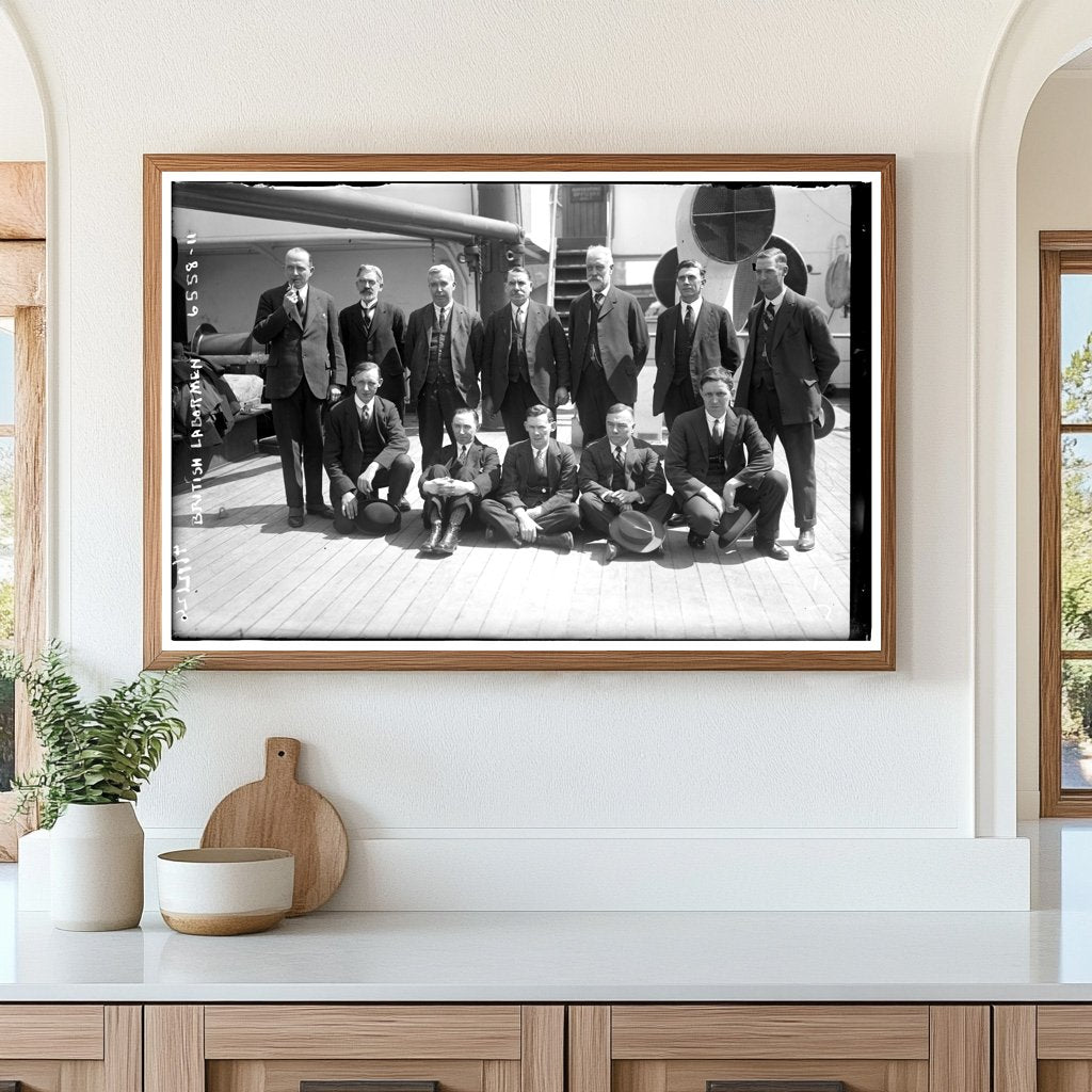 1926 British Labormen Amidst Industrial Change