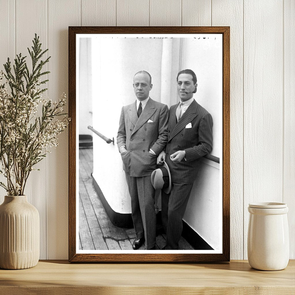 Historic Meeting of Cultural Icons, 1926