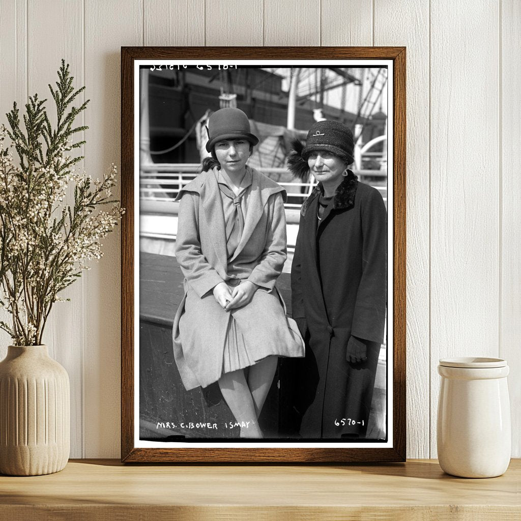 Elegant Portrait of Mrs. C. Bower Ismay, 1926