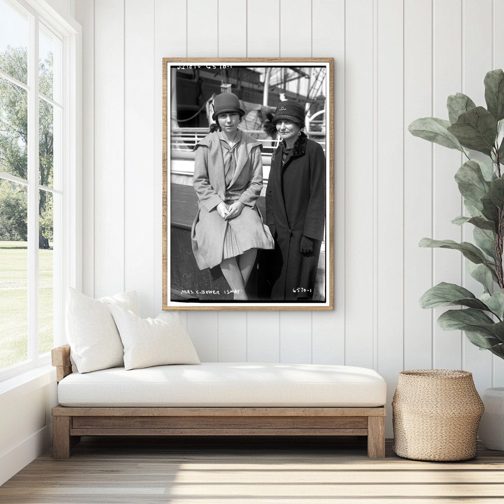 Elegant Portrait of Mrs. C. Bower Ismay, 1926