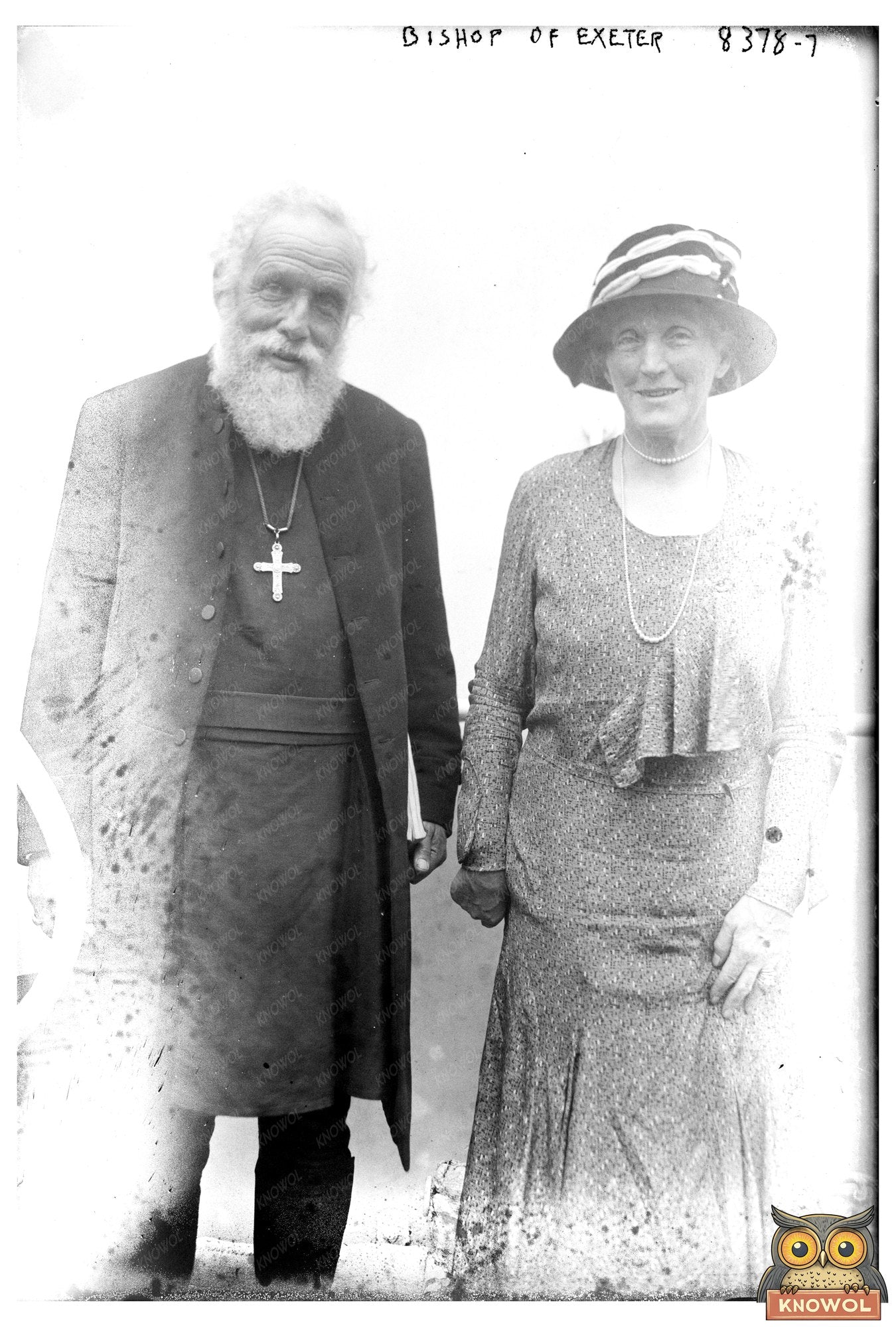Historic Portrait of the Bishop of Exeter, England