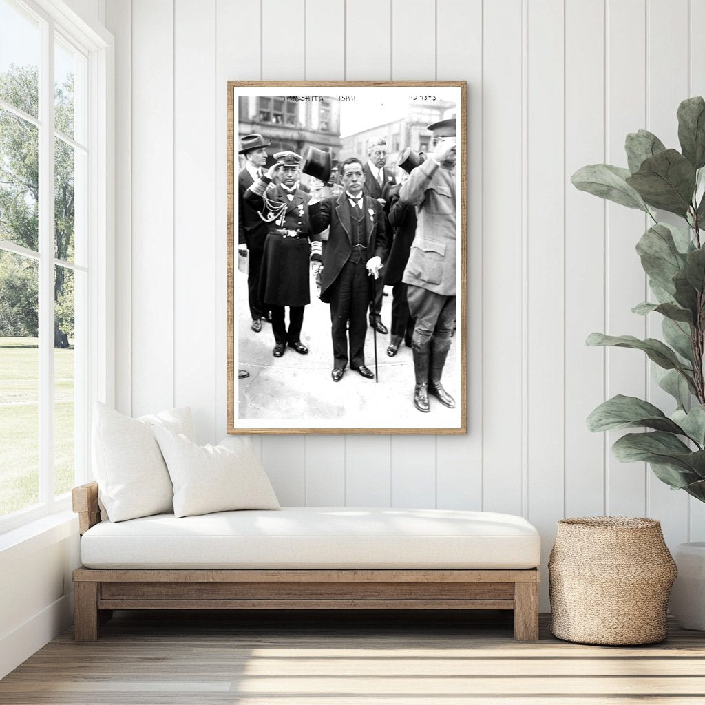 1917 Portrait of Takeshita & Ishii Amid Wars Turmoil