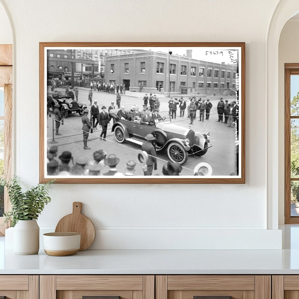 President Harding in Historic Public Procession
