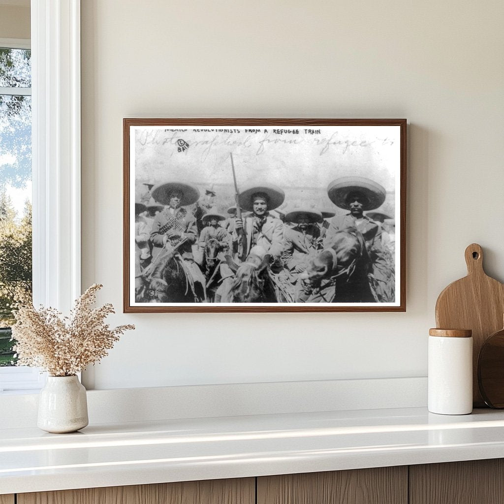 1912 Mexico: Insurrectos from a Refugee Train