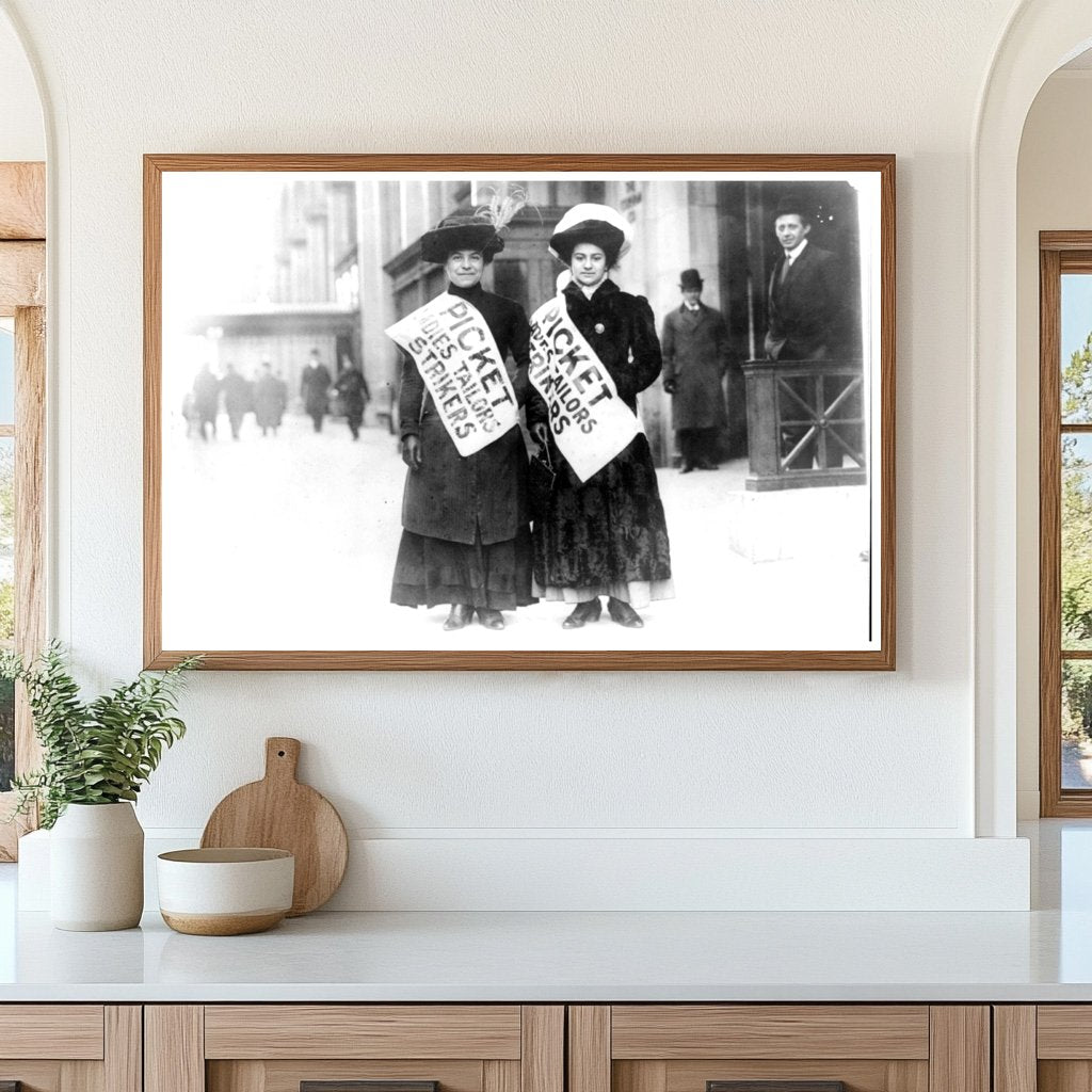 Brave Women Picketing: 1910 Ladies Tailors Strike
