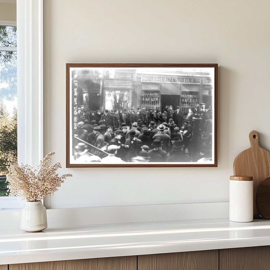 New York Bank Run Chaos, February 1912