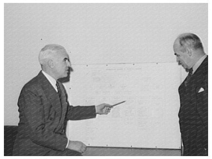 Stettinius and Hopkins September 1941 Historical Photo