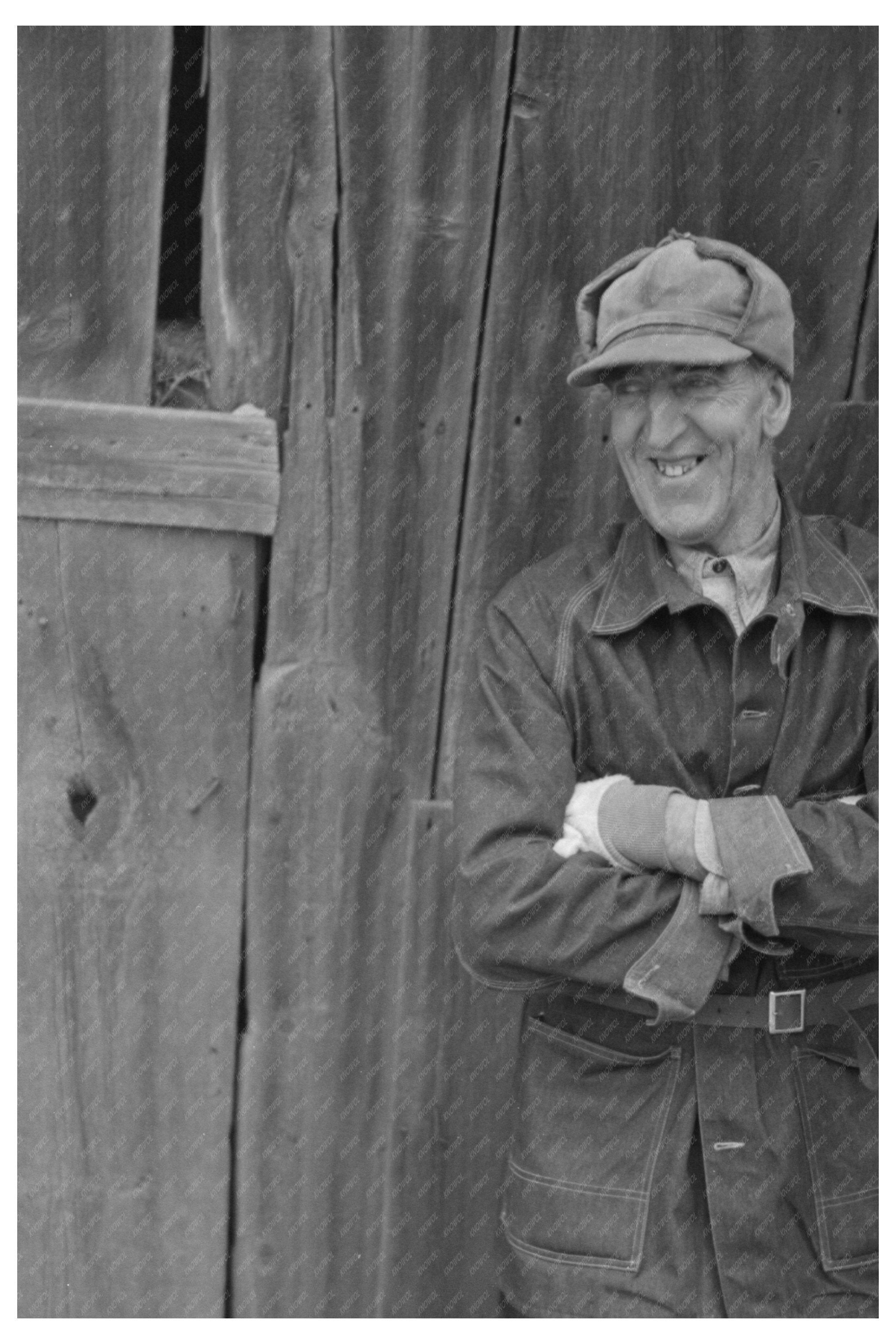 W.H. Cox Farm in Clearcreek Township Iowa December 1936