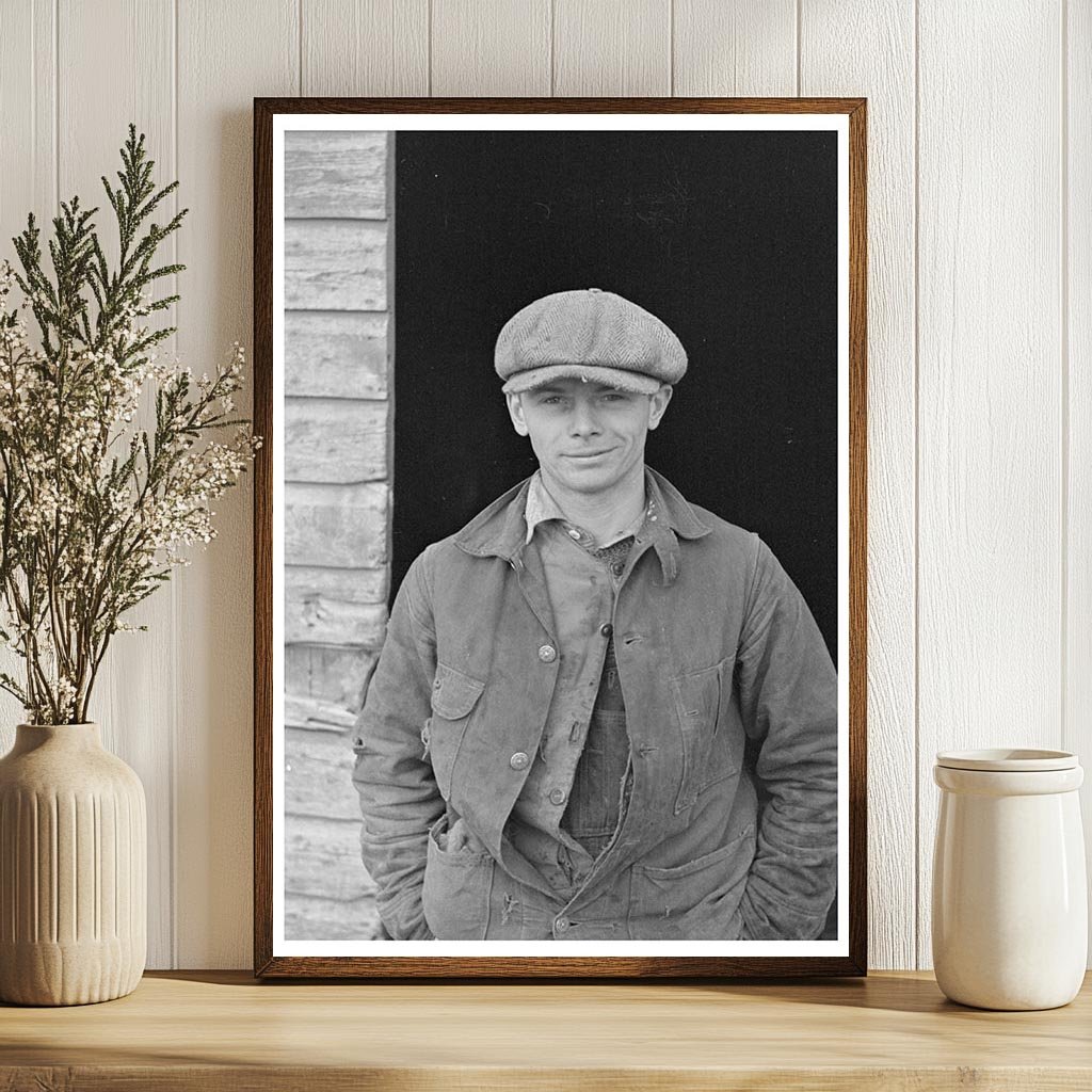 December 1936 Russell Natterstad Farm Life Iowa Image