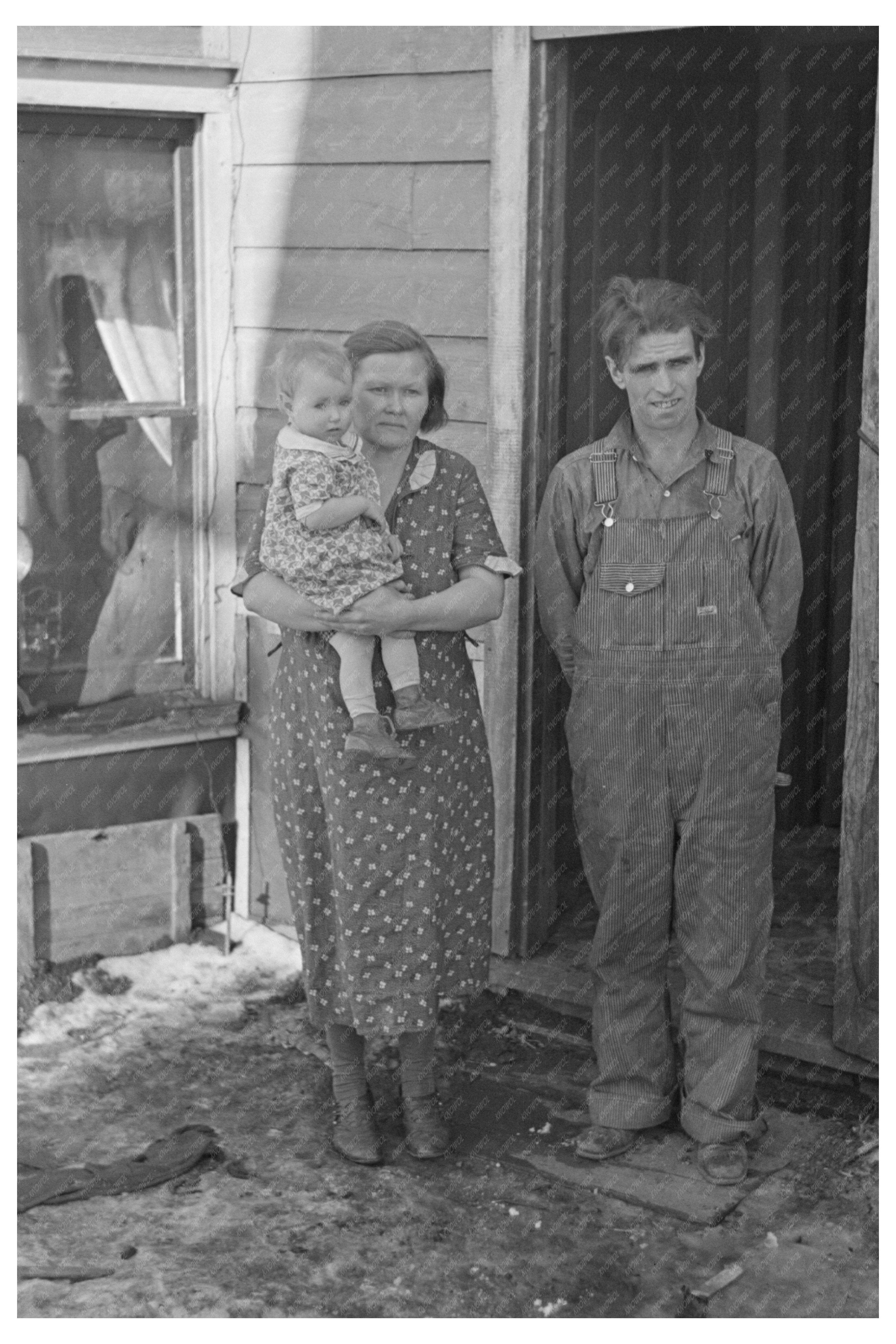 Vintage 1936 Photo of Unemployed Farm Hand in Iowa