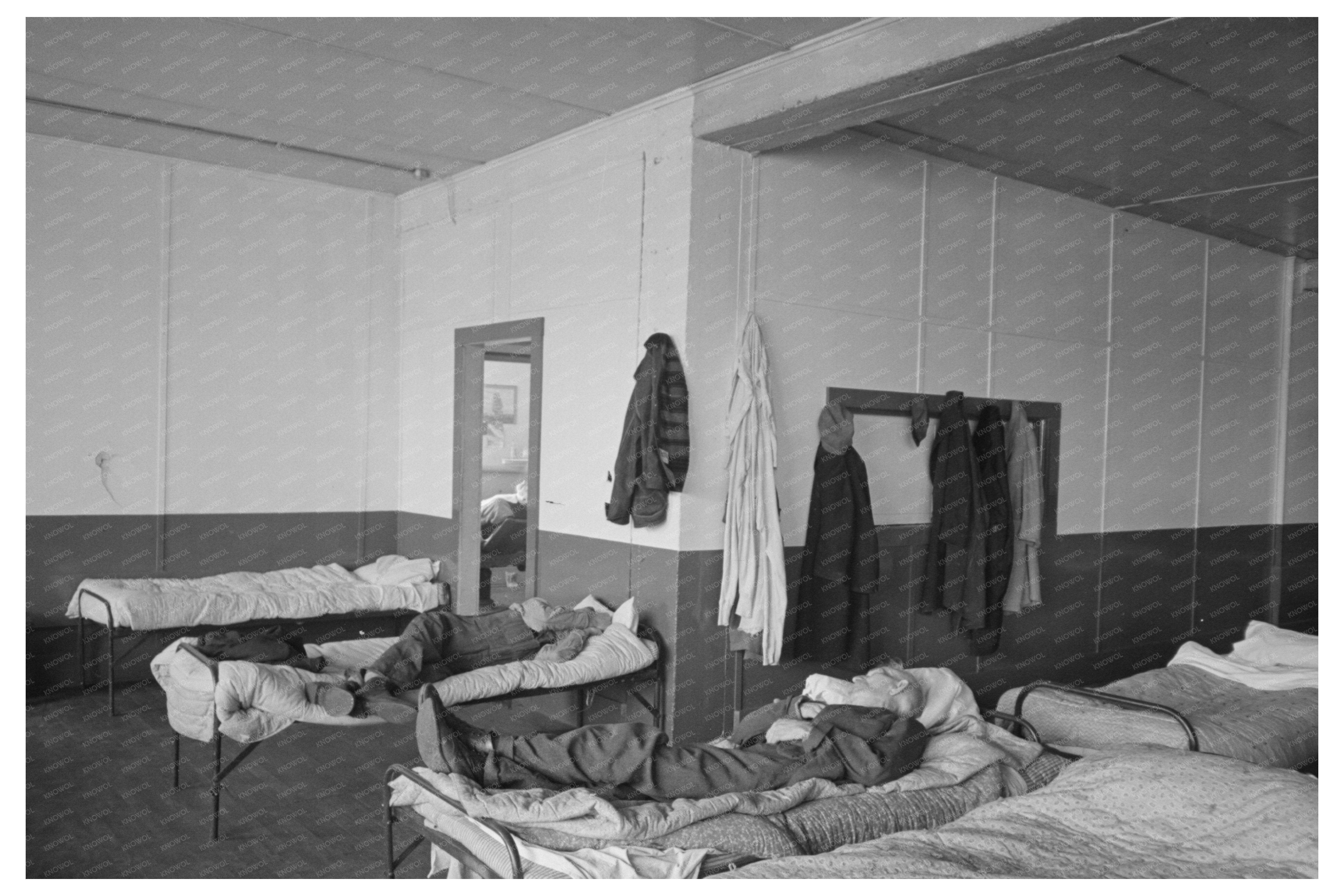 Sioux City Dormitory for Homeless Men December 1936