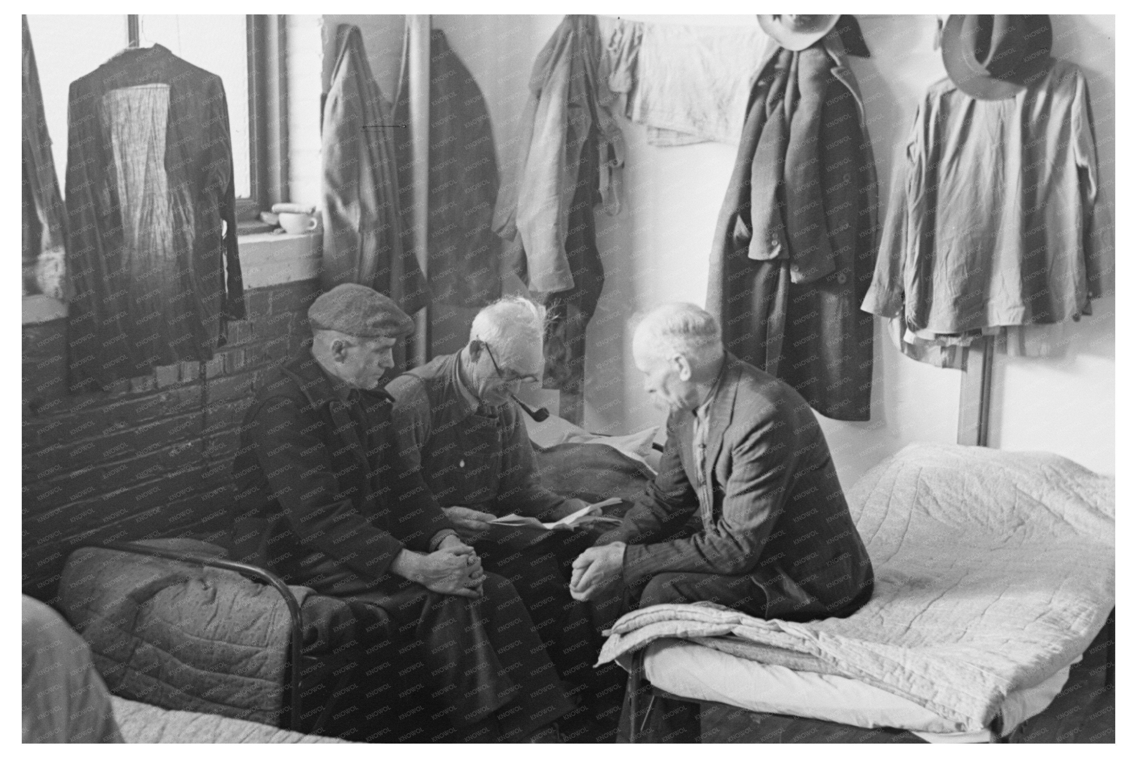 Man Reading to Inmates at Homeless Mens Bureau 1936