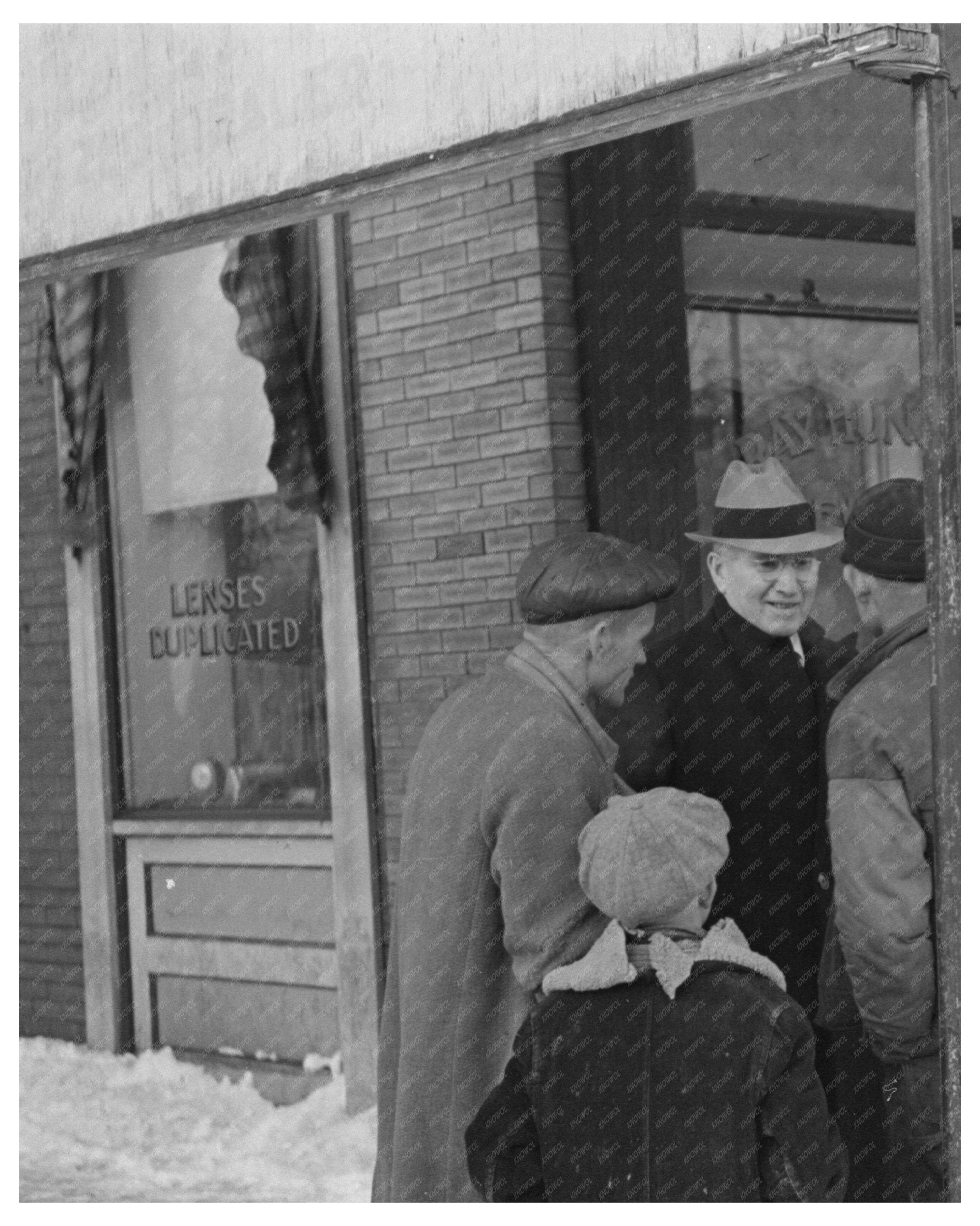 Flood Refugees in McLeansboro Illinois January 1937