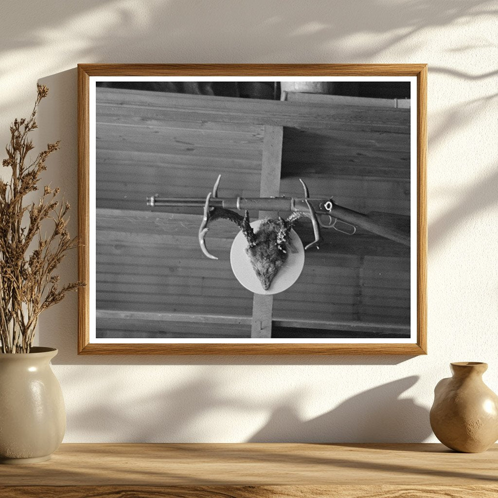 Vintage 1937 Interior of Rural Minnesota Home