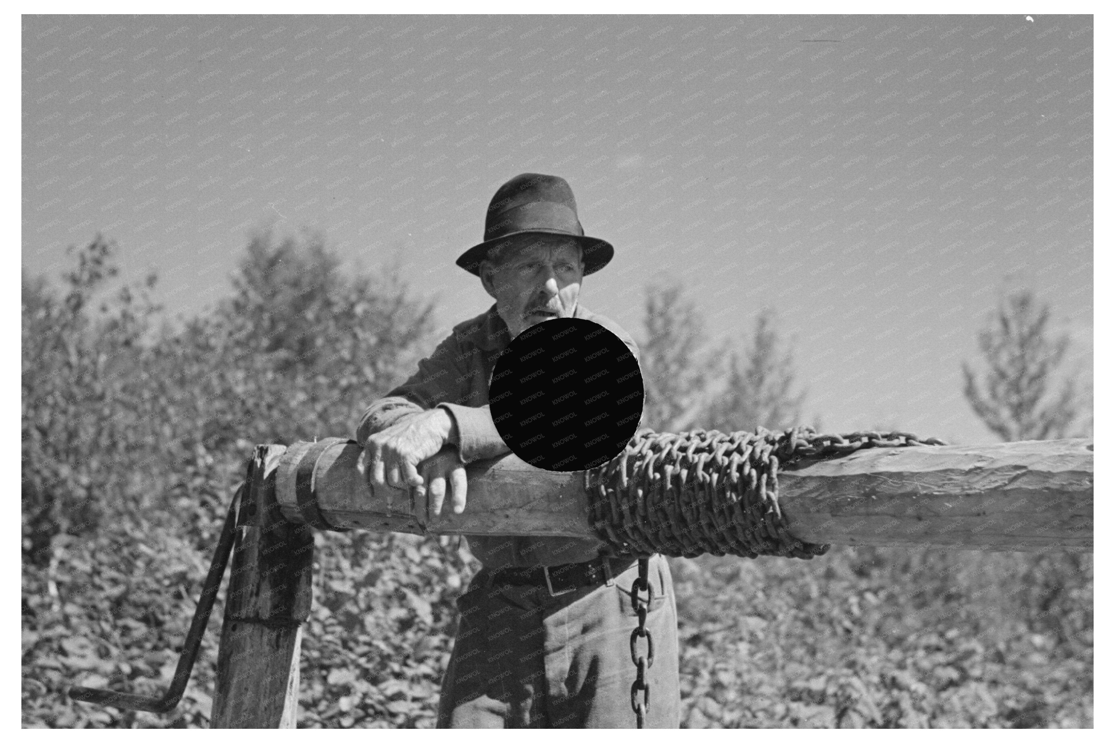 Mining Prospector with Windlass Winton Minnesota 1937