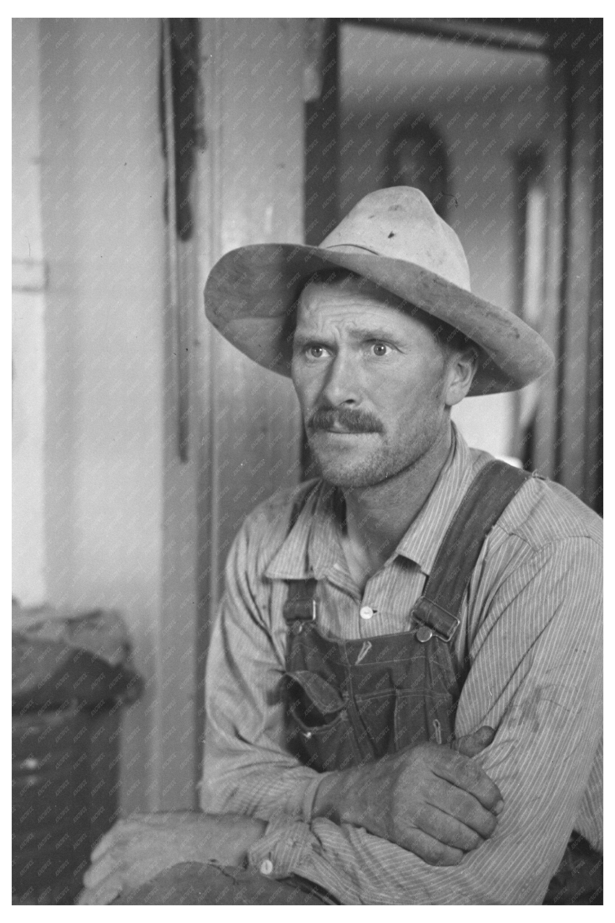 Edwin Gorder Farmer in Drought Affected North Dakota 1937