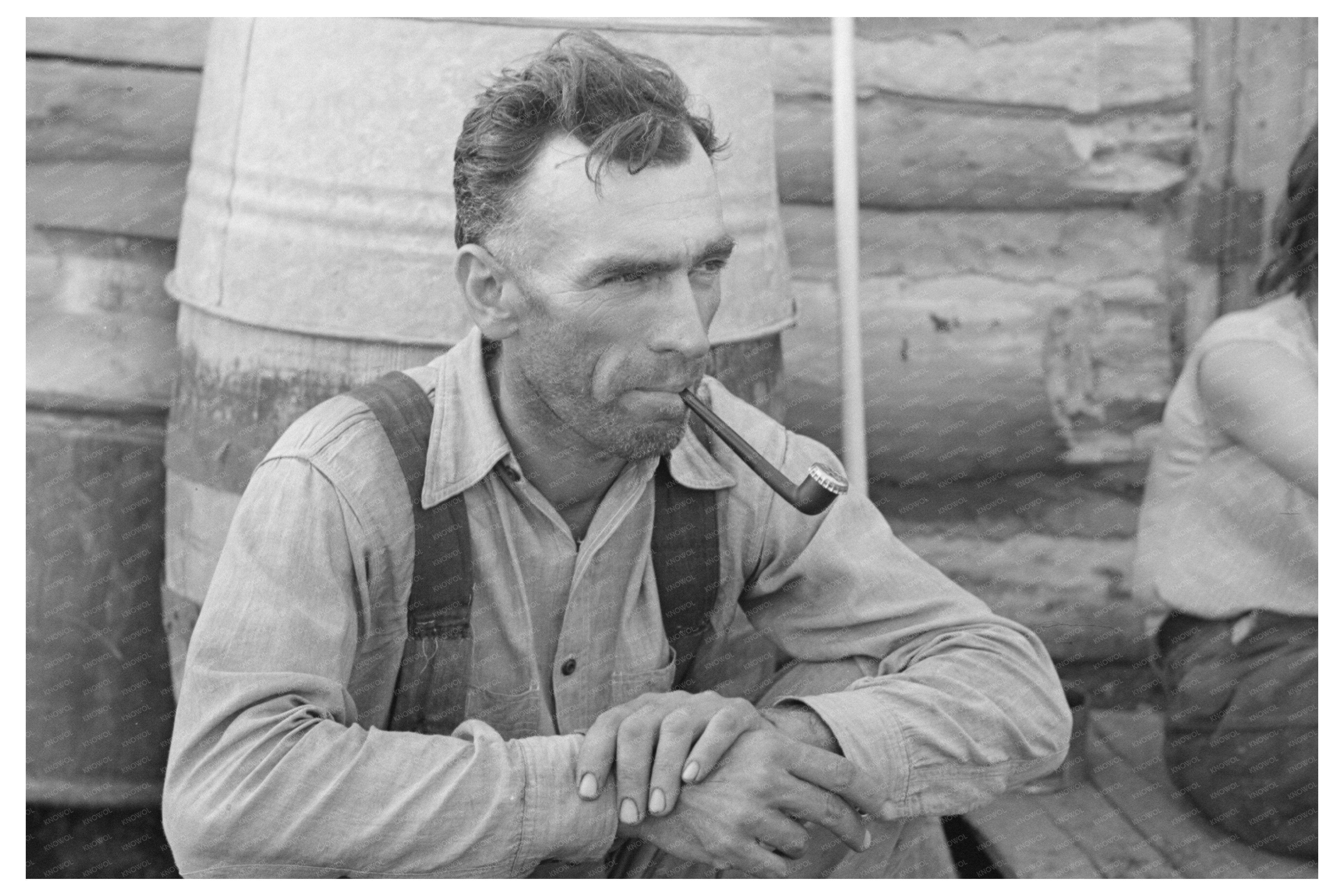 Farmer William Huravitch in Drought-Stricken North Dakota 1937