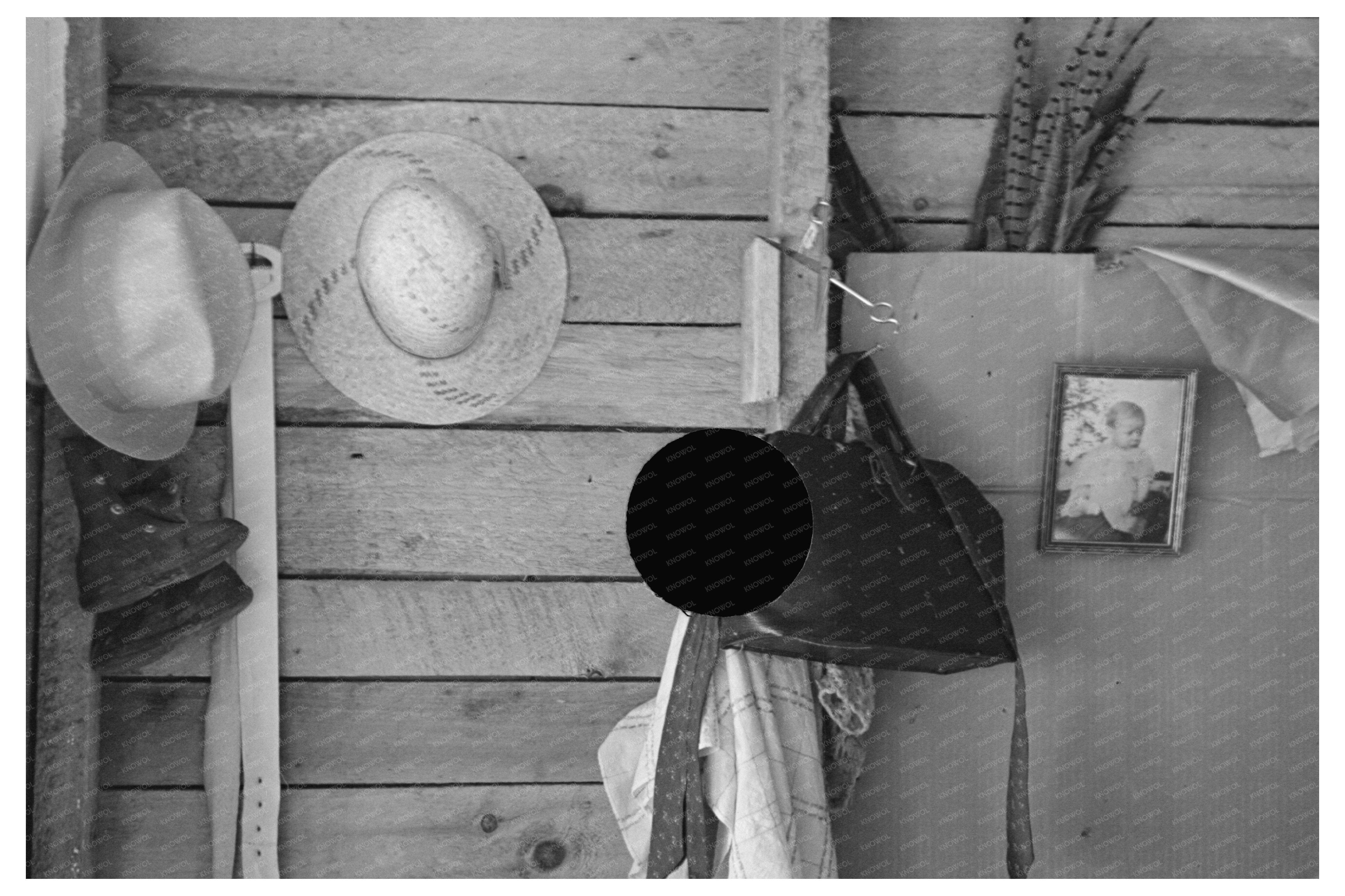 Vintage Farmhouse Interior Northome Minnesota 1937