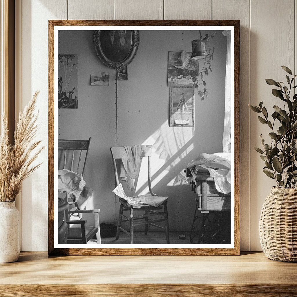 Cut-Over Farmhouse Interior Northome Minnesota 1937