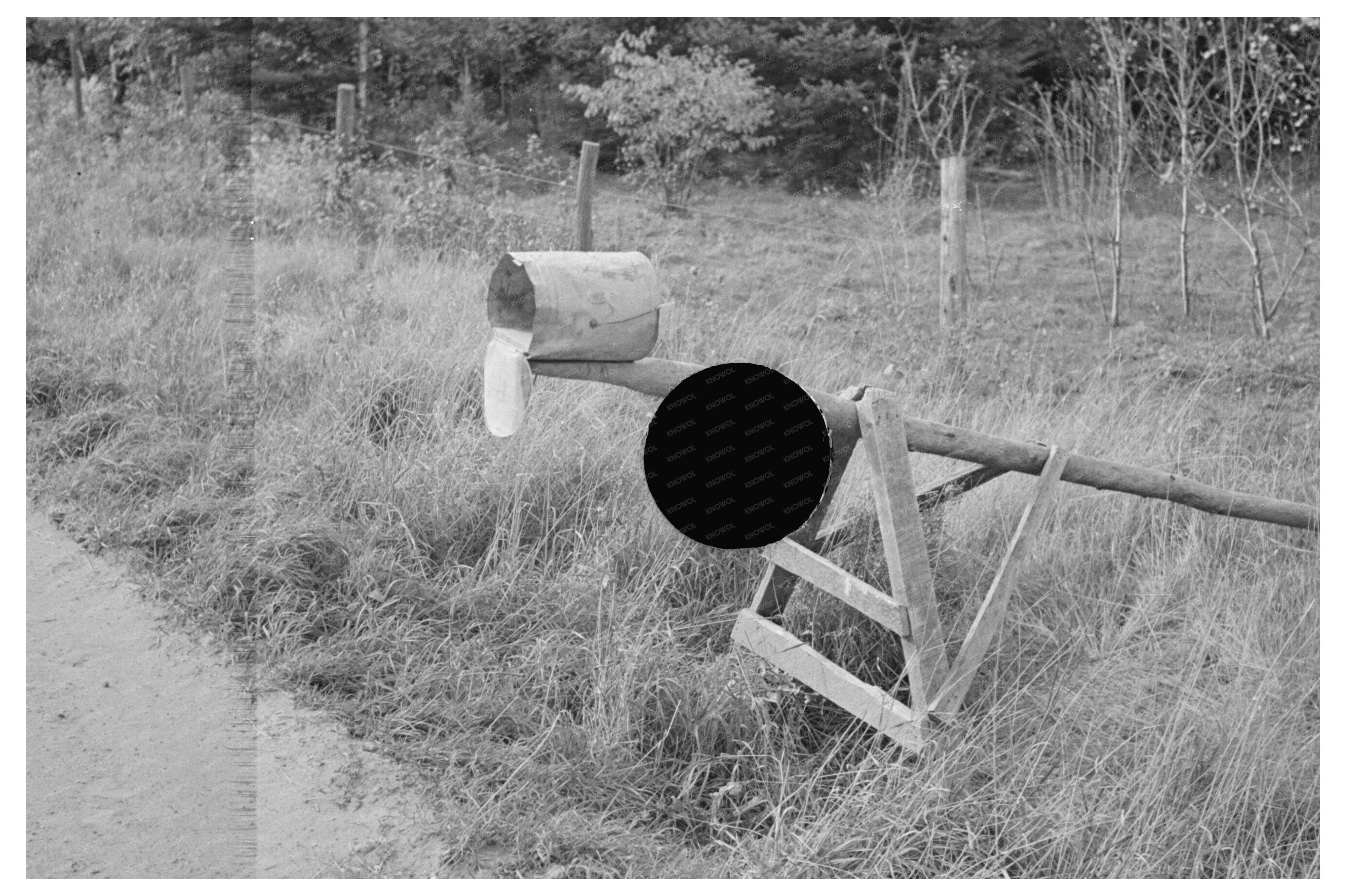 Vintage 1937 Rural Mailbox in Northome Minnesota