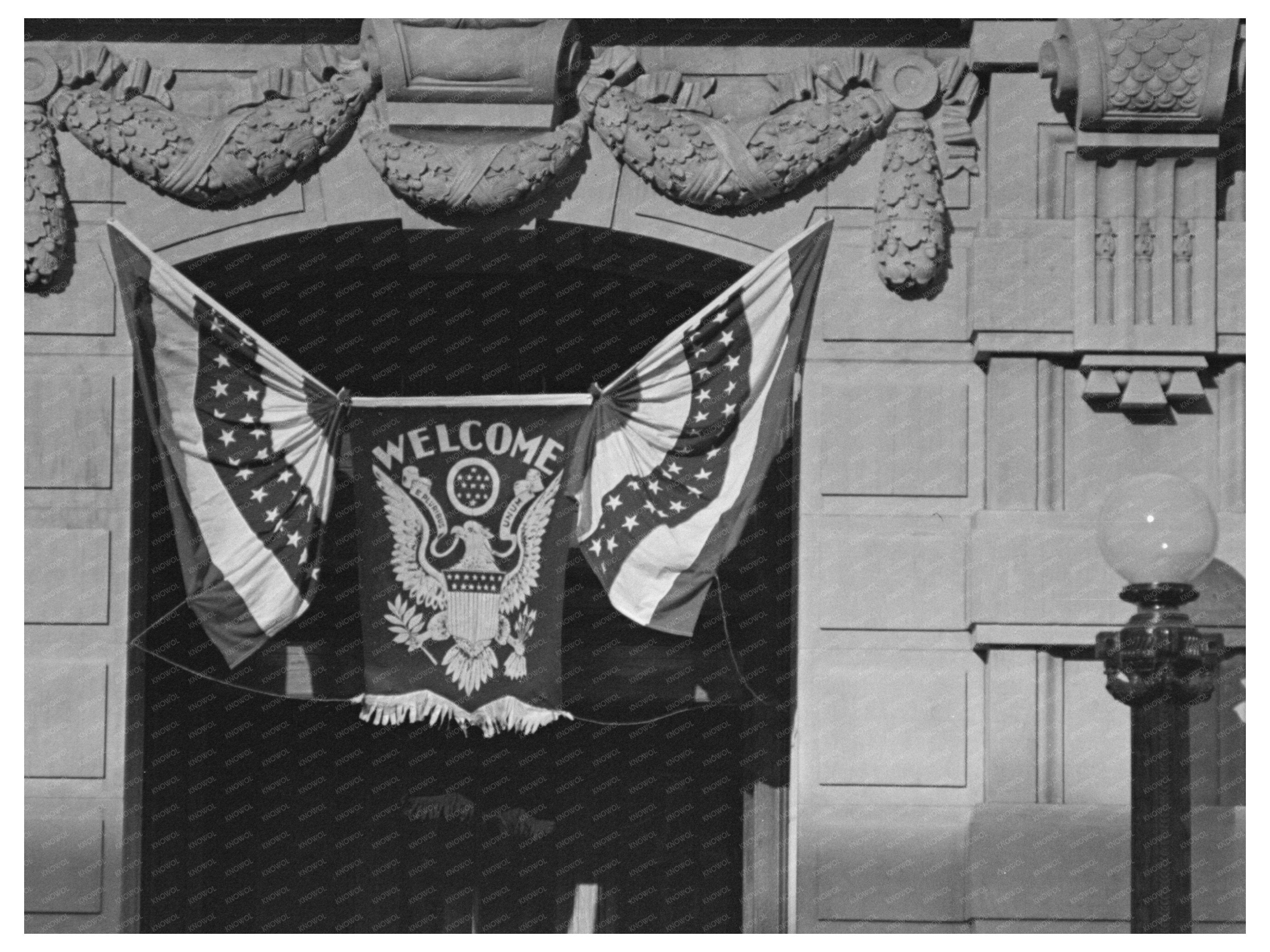 Grand Forks North Dakota Welcome Decoration 1937