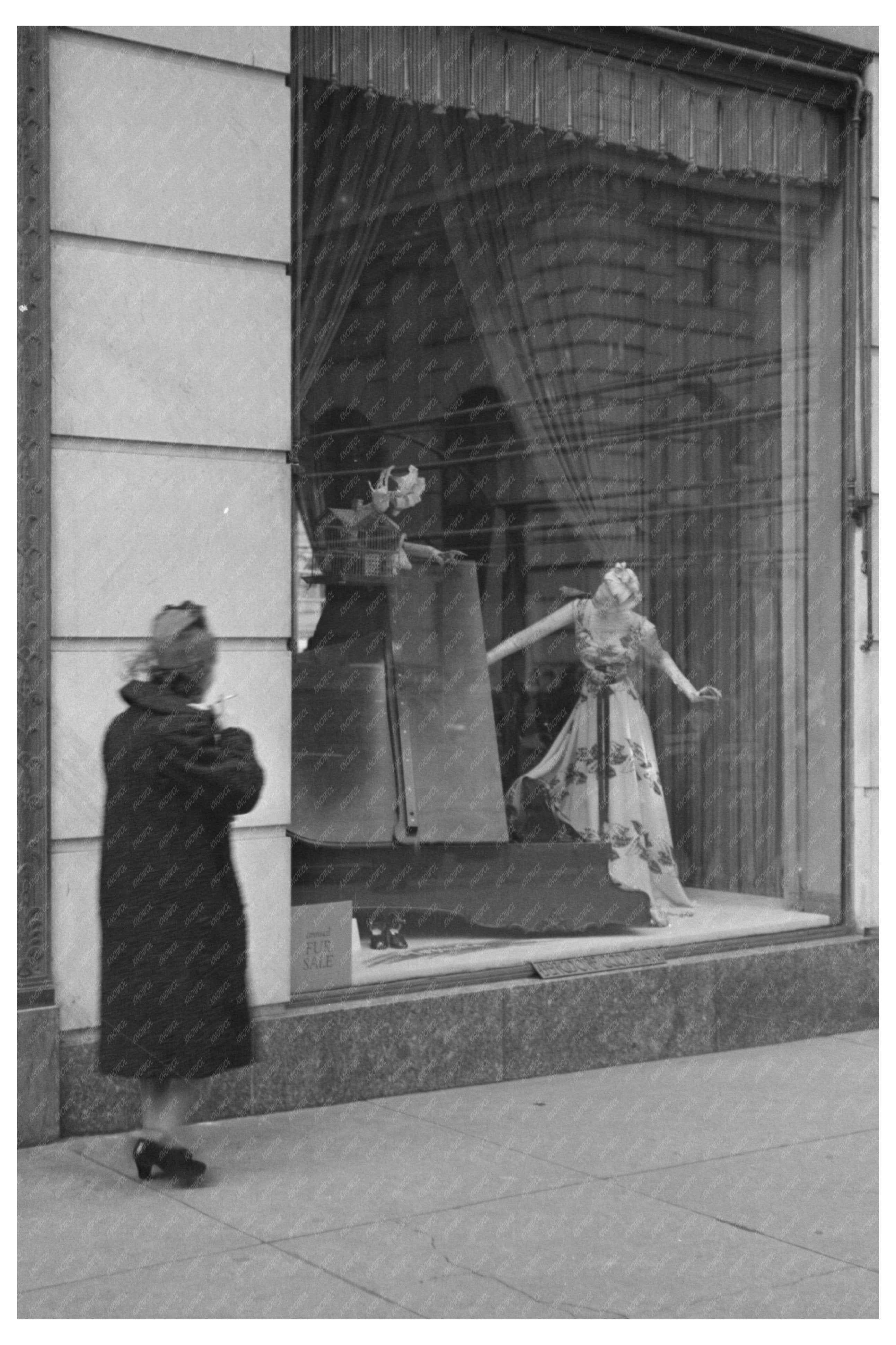Vintage Surrealistic Window Display New York 1938