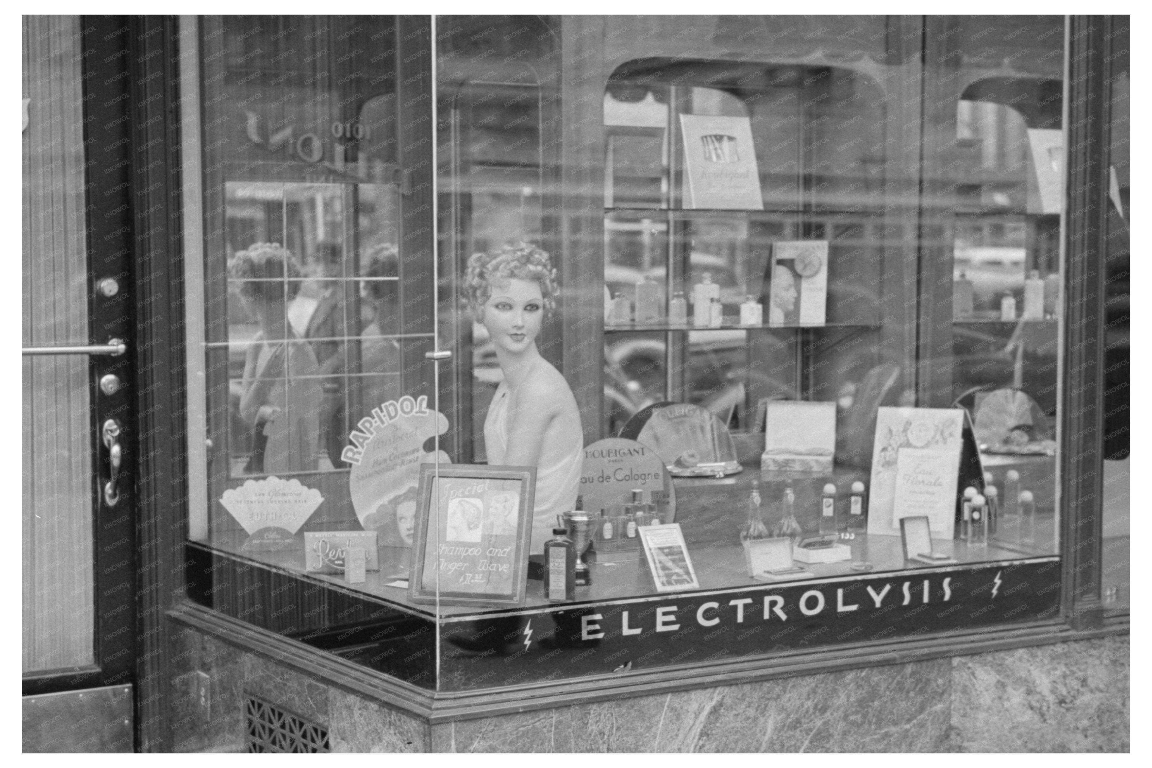 Vintage 1938 Connecticut Avenue Storefront Washington DC
