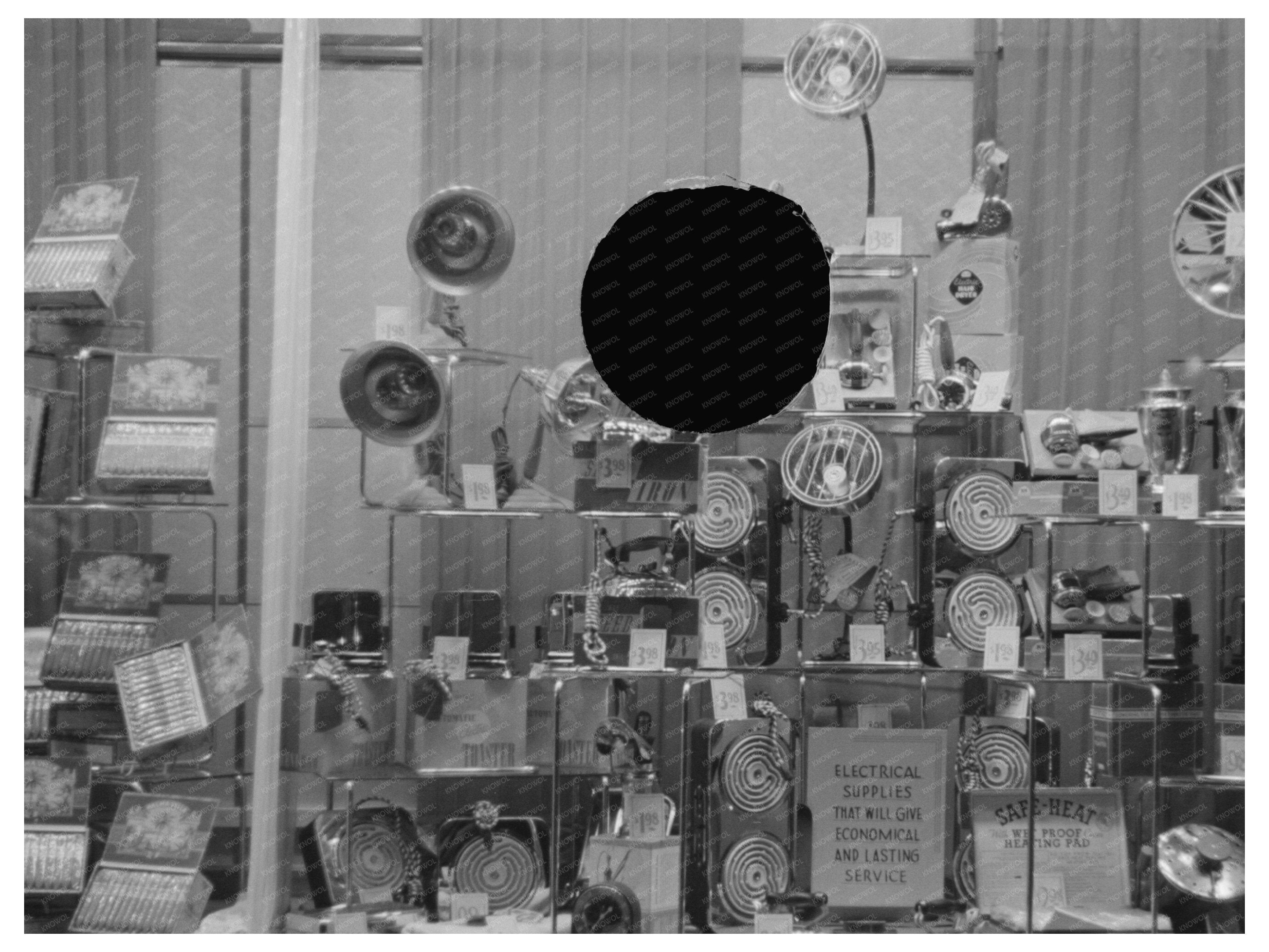 Vintage Drugstore Window Washington D.C. January 1938