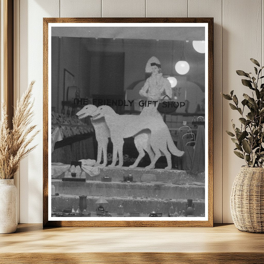 1938 Washington DC Gift Shop Window Vintage Photo