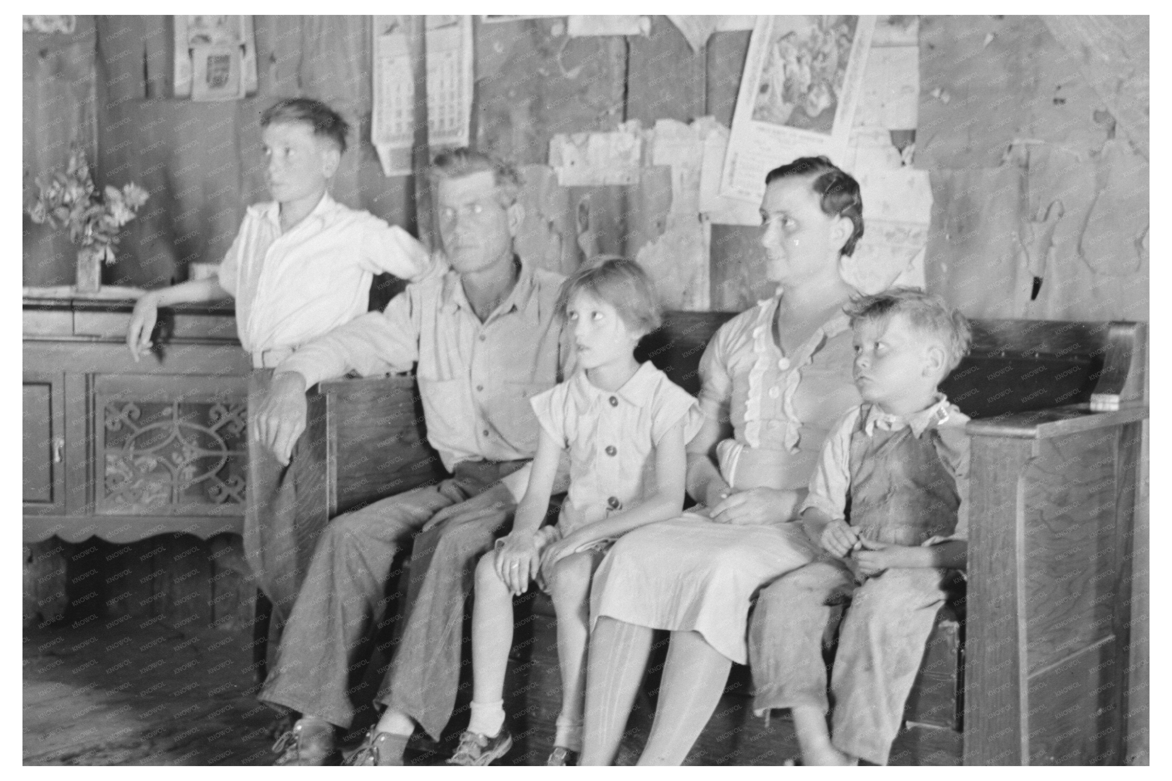 Vintage Family Farm Image Southeast Missouri 1938