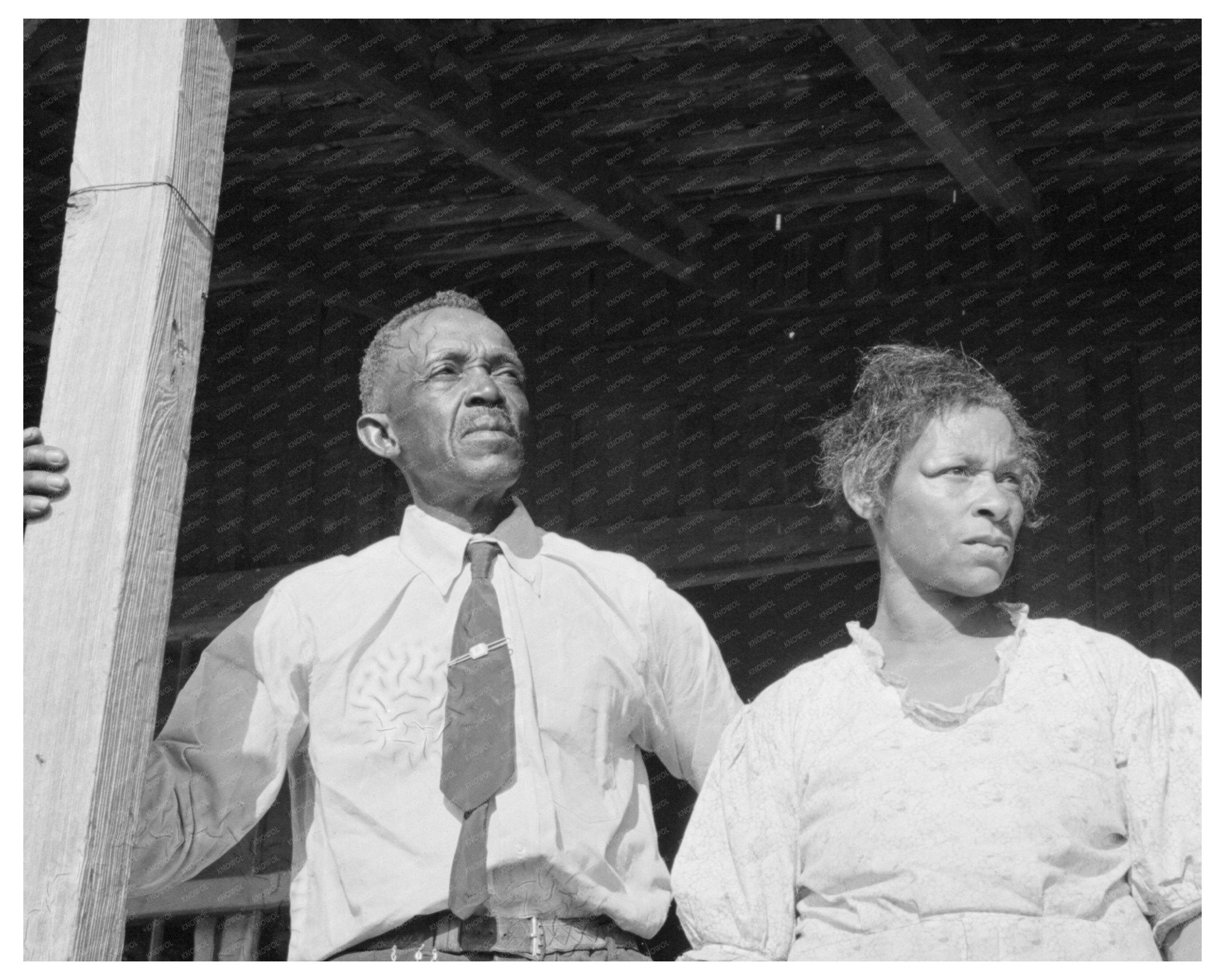 1938 Vintage Photo of Woman in Southeast Missouri Farms