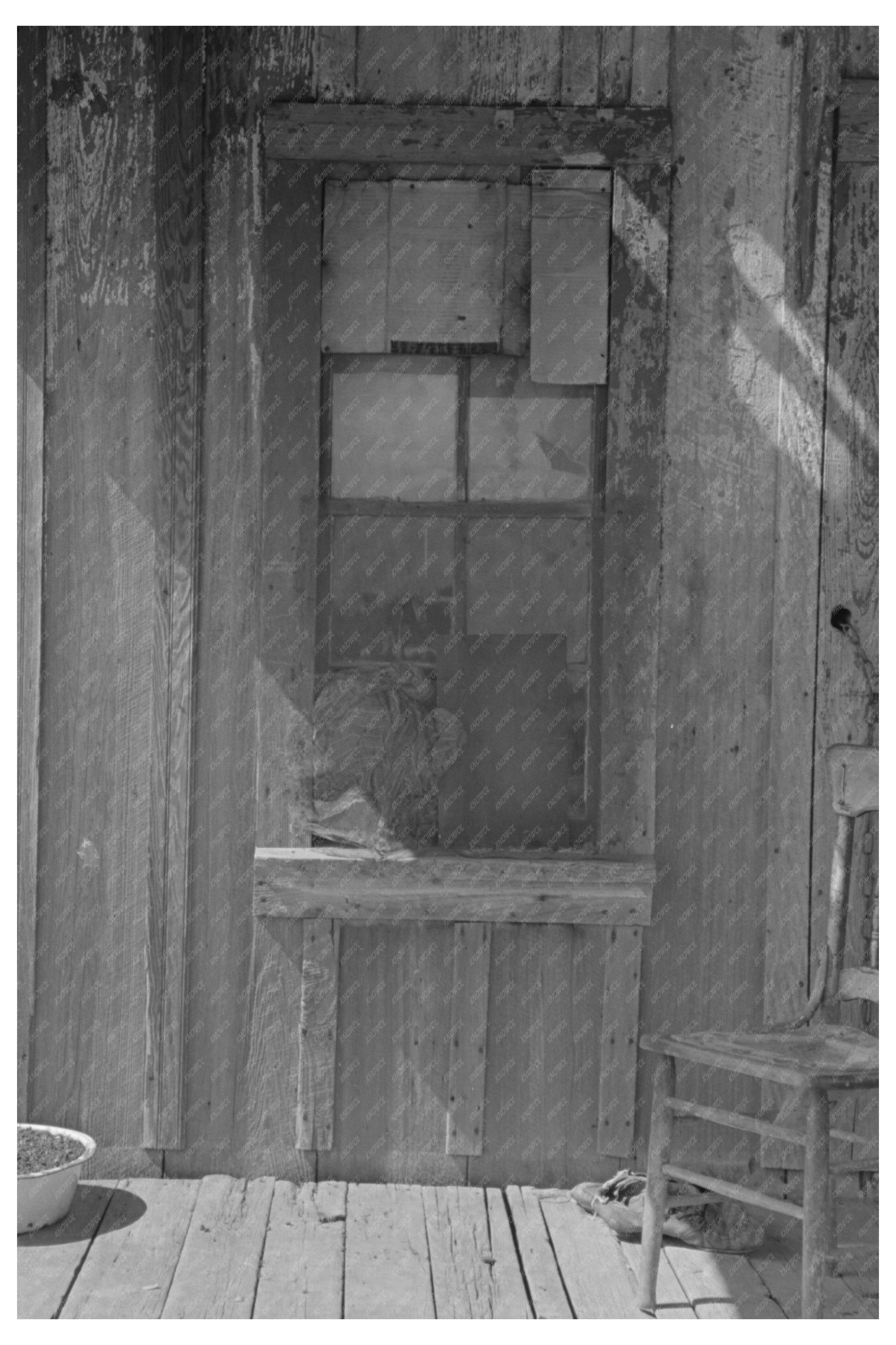 Sharecroppers Home Window and Porch New Madrid County 1938