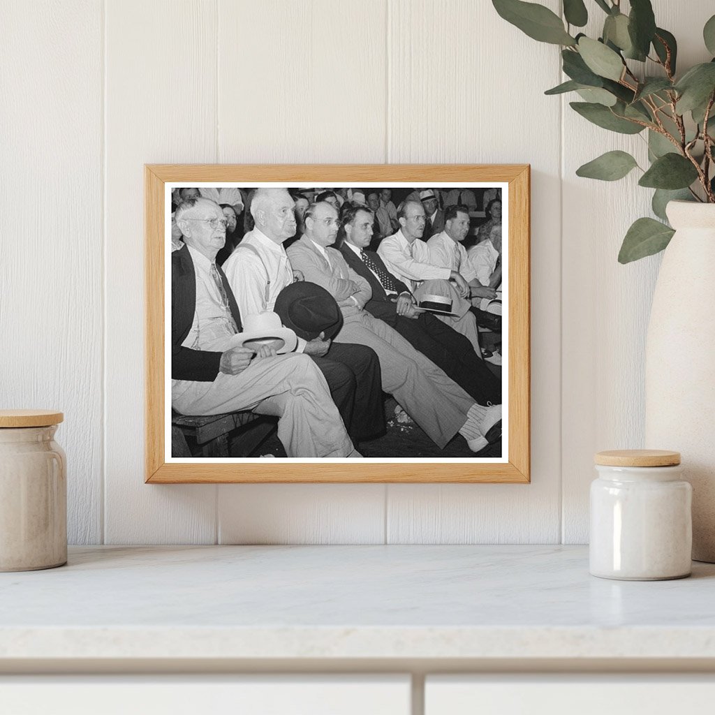 Wrestling Match Spectators Sikeston Missouri 1938