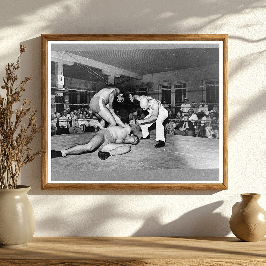 1938 American Legion Wrestling Match in Sikeston Missouri