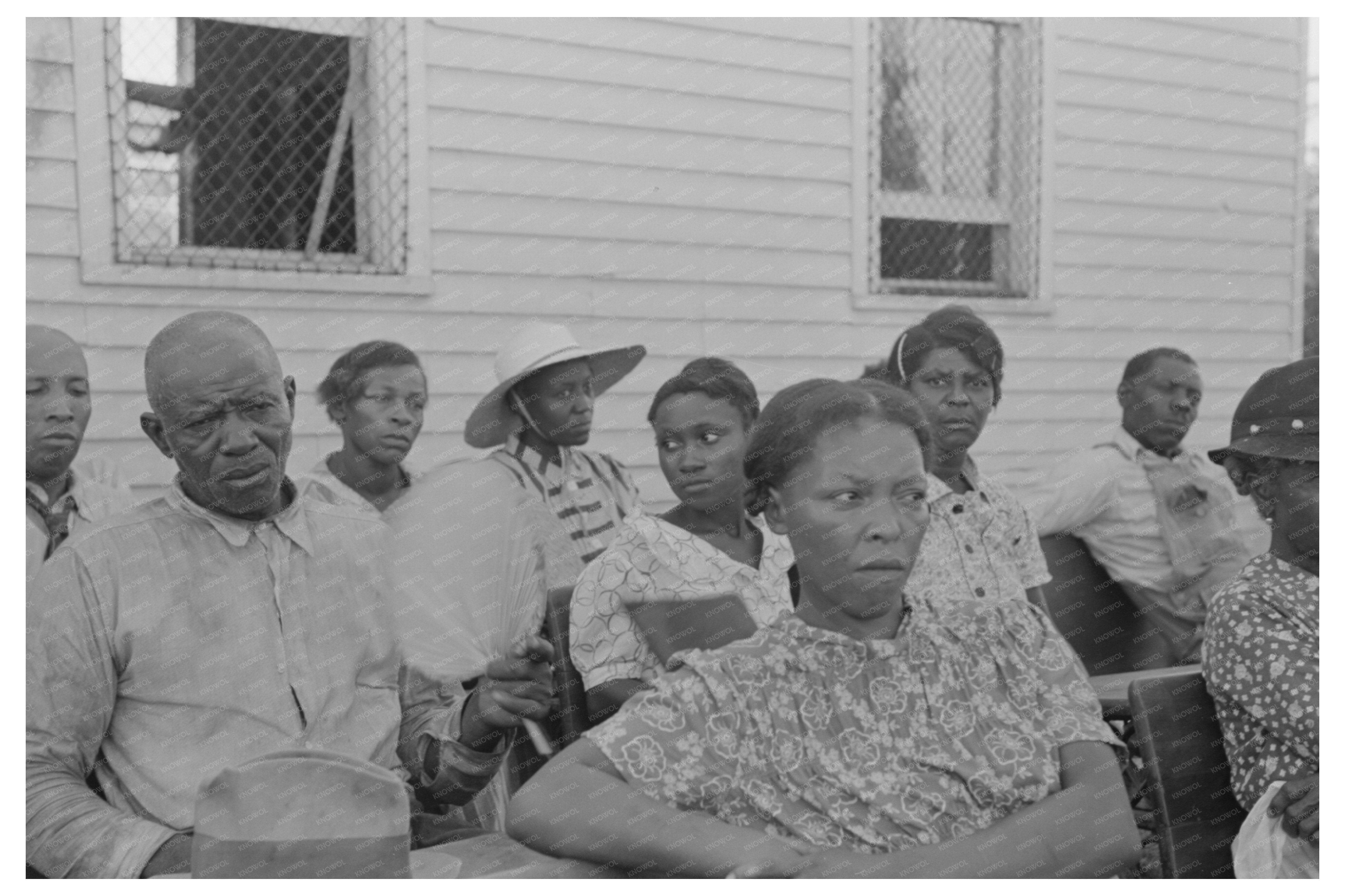 Wives Listening to Health Speech in La Forge Missouri 1938